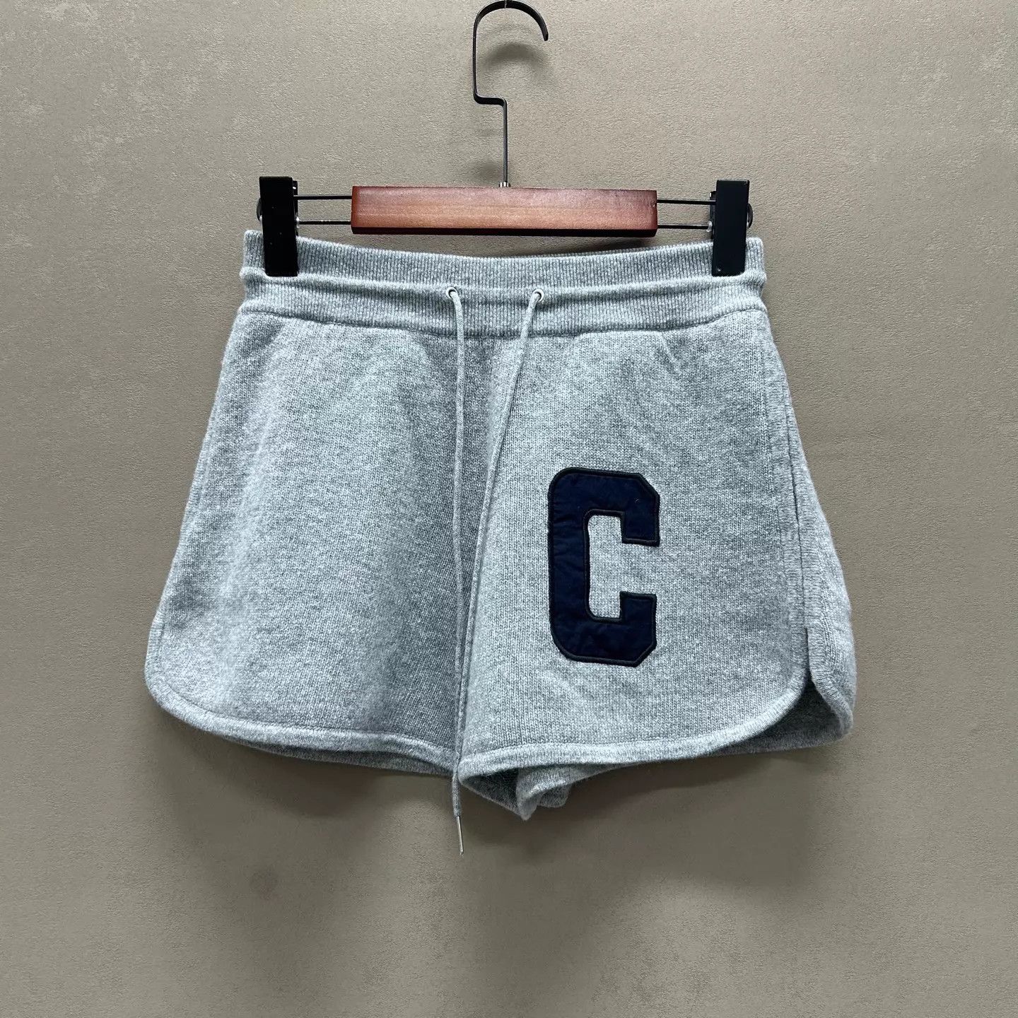 Celine Celine 99 New Gray Drawstring Wool Short S ys001357 Size 26" / US 2 / IT 38 - 1 Thumbnail