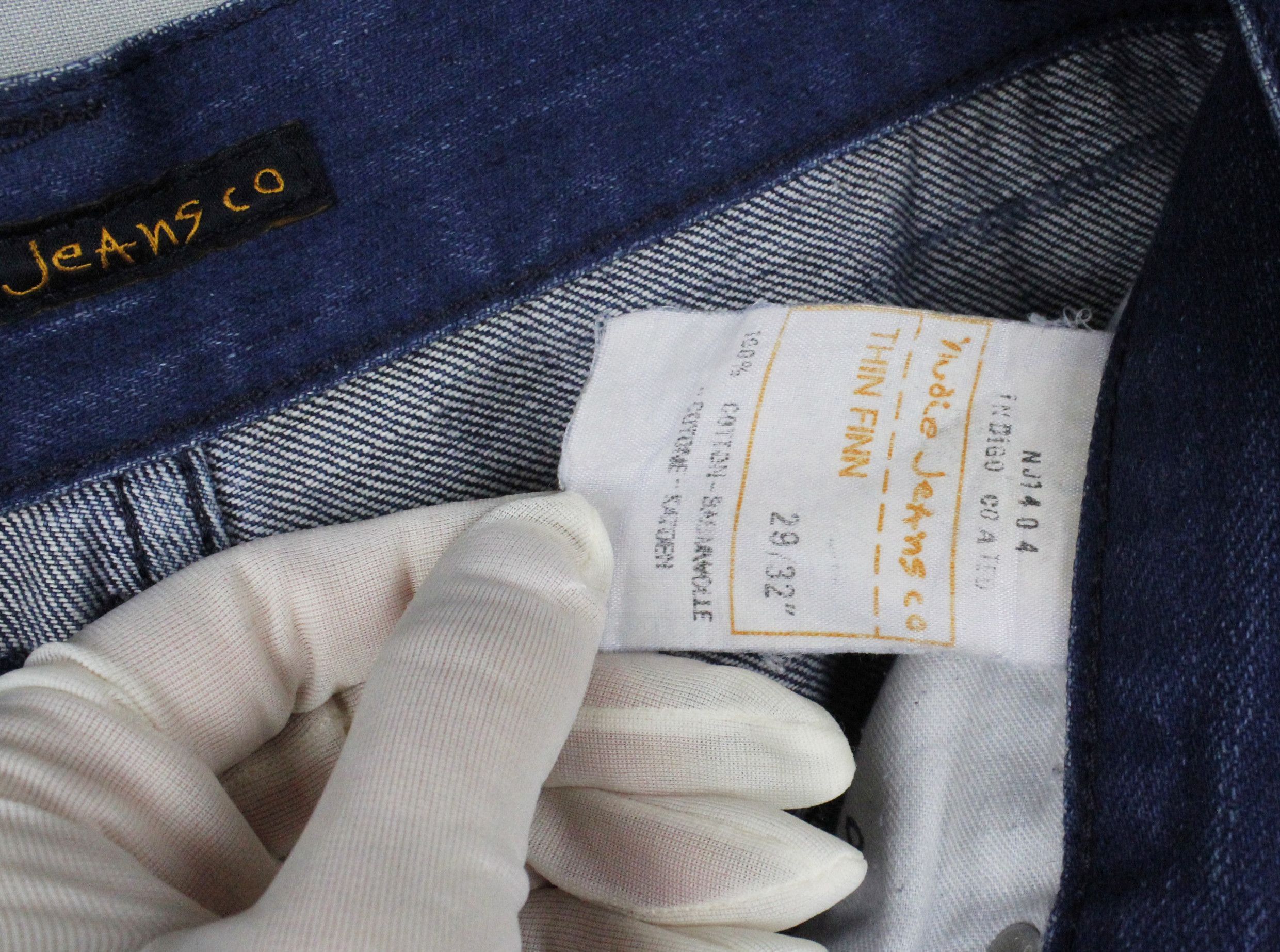Japanese Brand × Jean × Nudie Jeans Nudie Jeans Indigo Blue Coated Denim Pants Size US 29 - 4 Thumbnail