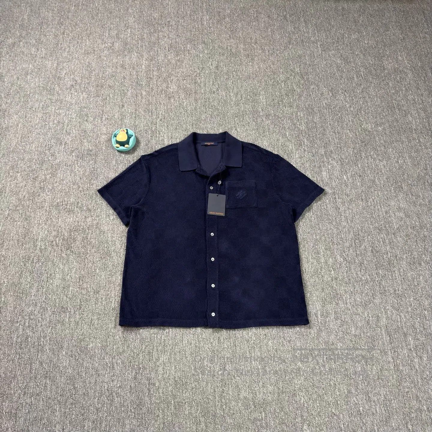 Louis Vuitton LV 25th Navy Terry Polo Shirt. Size US XXL / EU 58 / 5 - 1 Thumbnail
