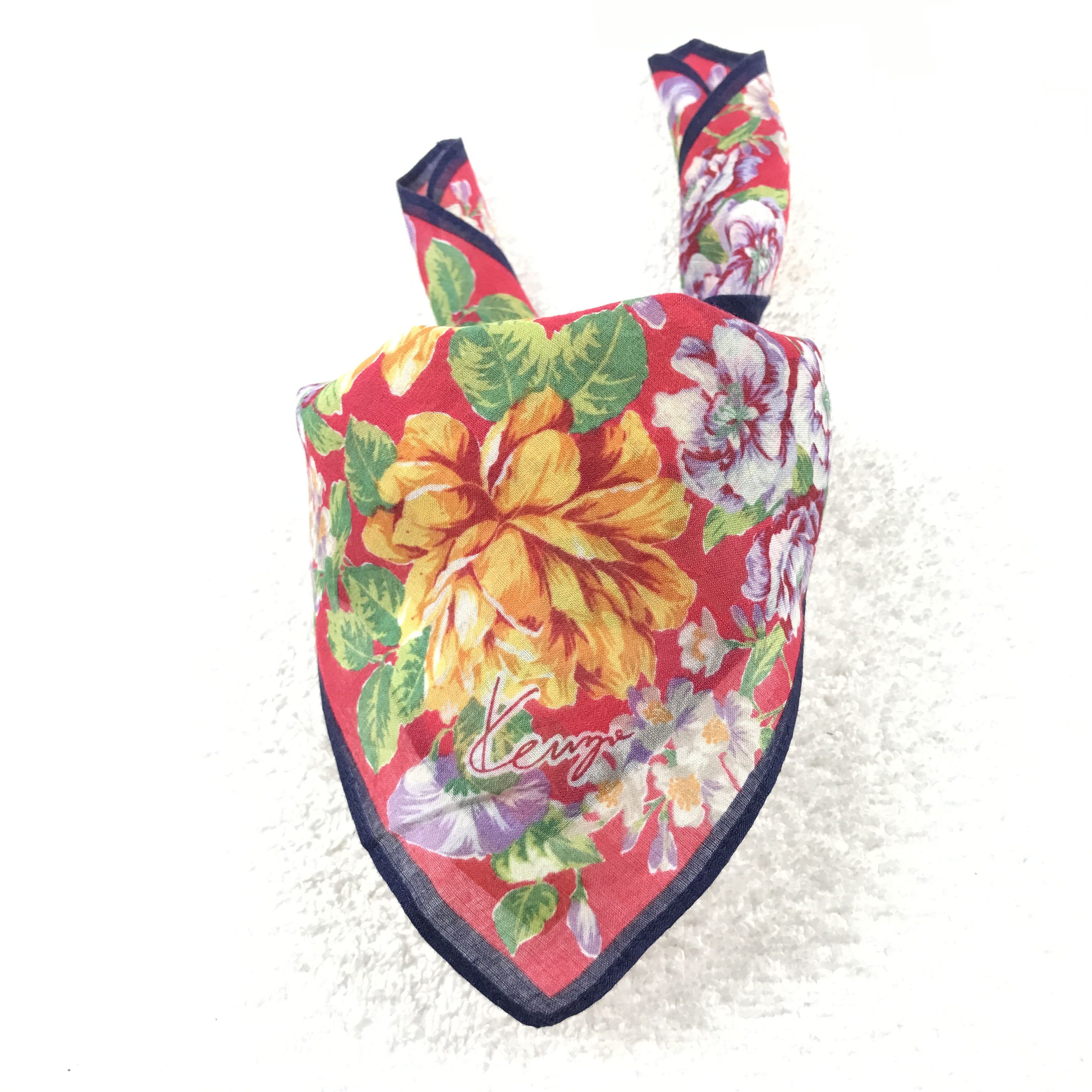 Japanese Brand × Kenzo × Vintage Vintage Kenzo Bandana Neckerchief Handkerchief Size ONE SIZE - 4 Thumbnail