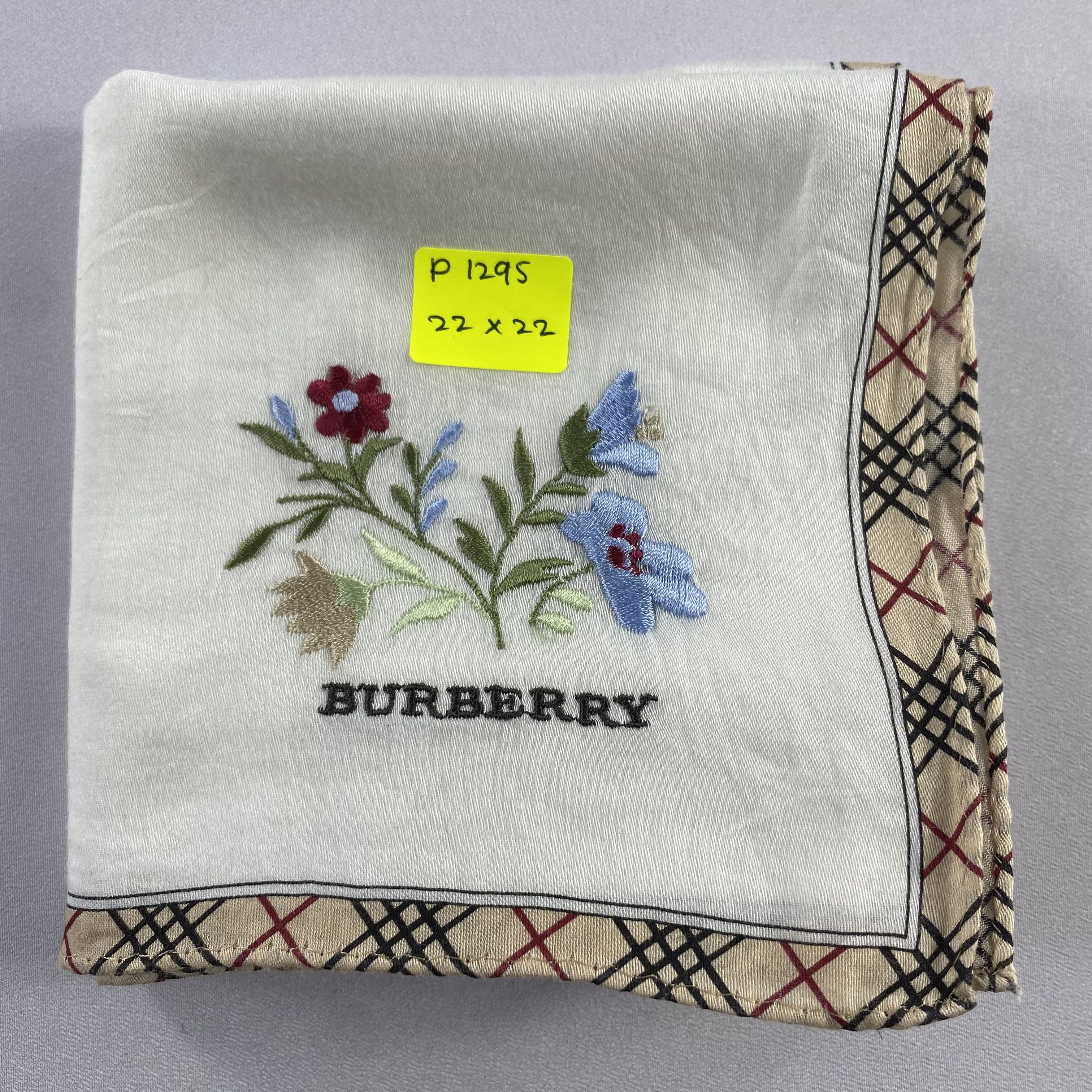 Burberry × Vintage Burberry Handkerchief / Neckerchief / Bandana-P1295 Size ONE SIZE - 5 Thumbnail
