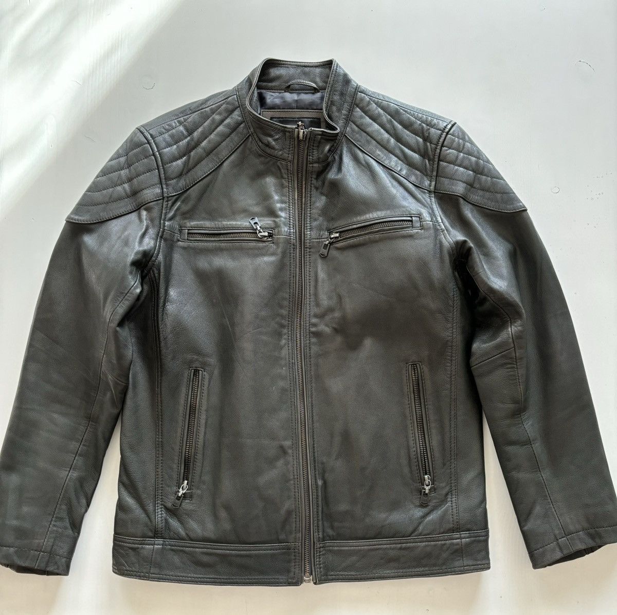 Milestone Milestone - Cafe racer leather jacket Size US M / EU 48-50 / 2 - 4 Thumbnail