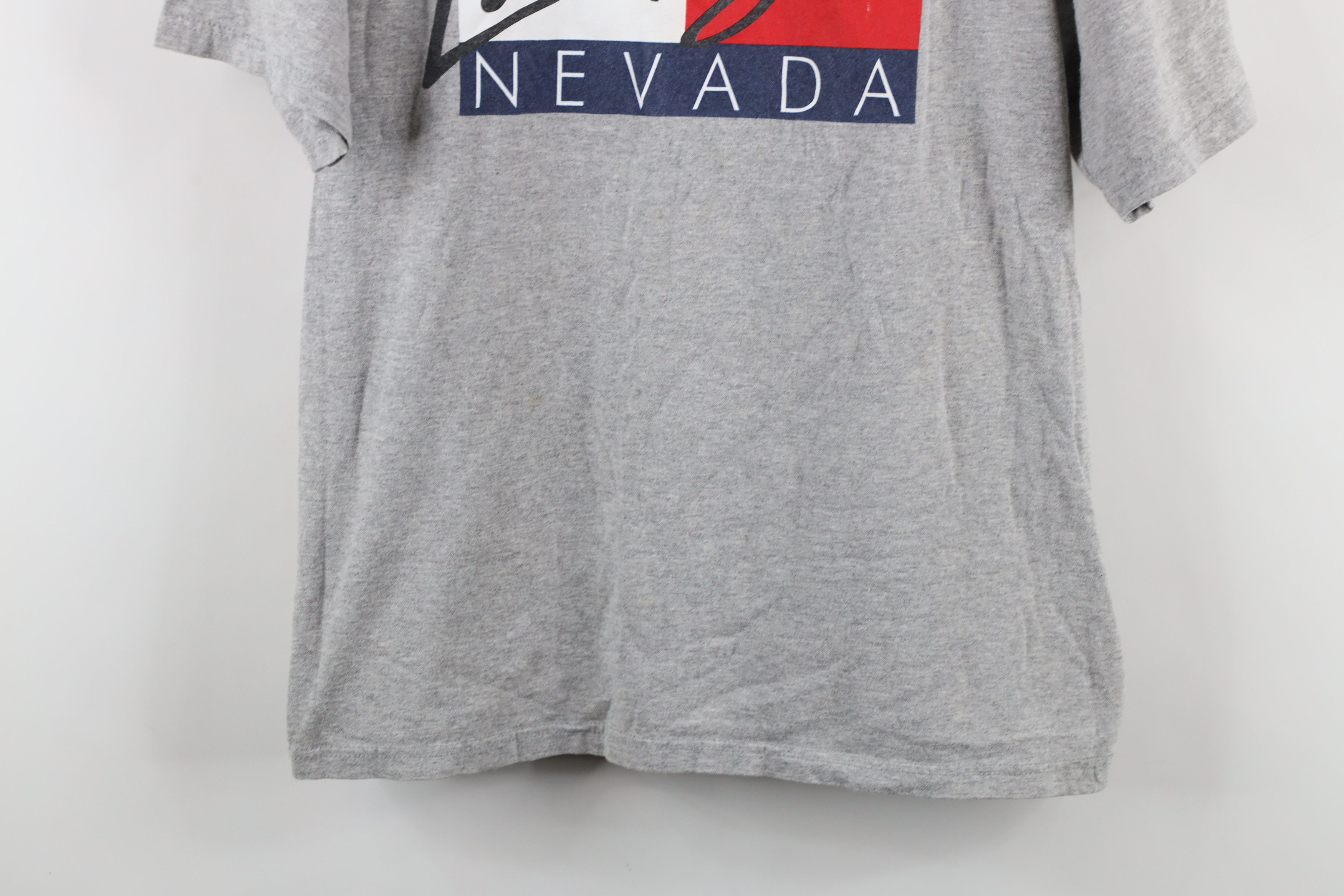 Vintage Vintage 90s Streetwear Las Vegas Flag Short Sleeve T-Shirt Size US L / EU 52-54 / 3 - 3 Thumbnail