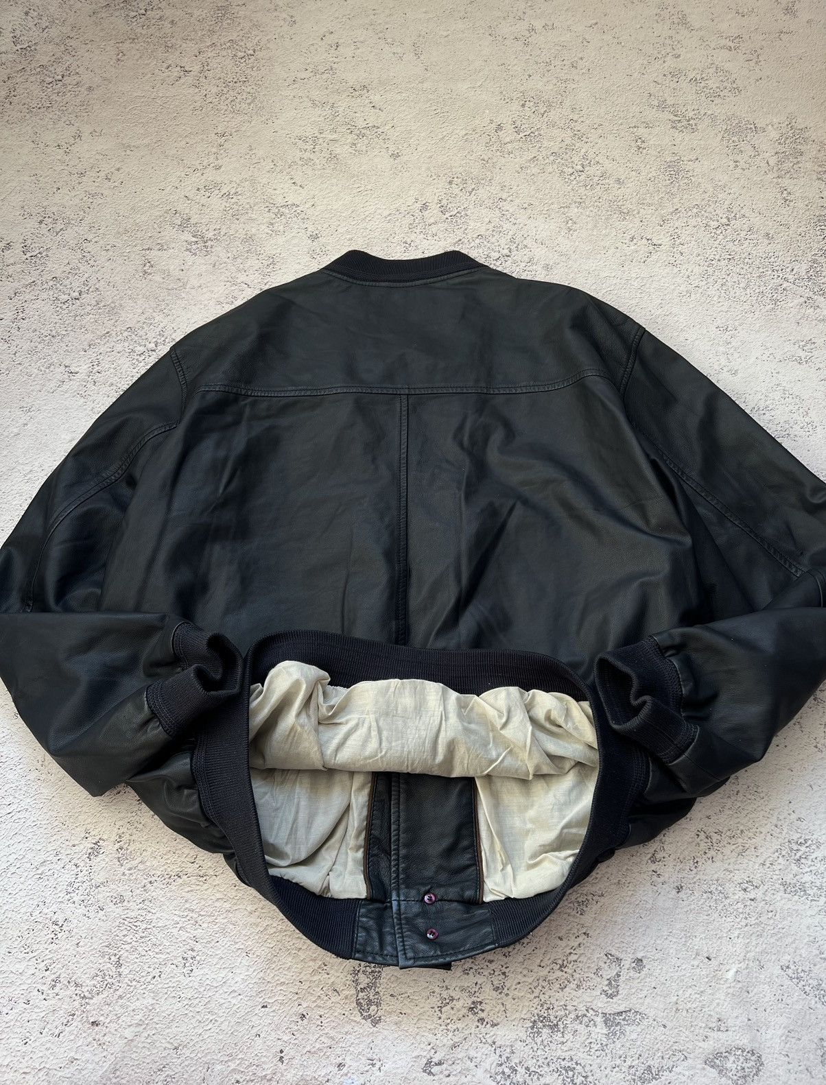 Other MABRUN Luxury Leather Bomber Jacket (MA-1 style) Size US L / EU 52-54 / 3 - 15 Thumbnail