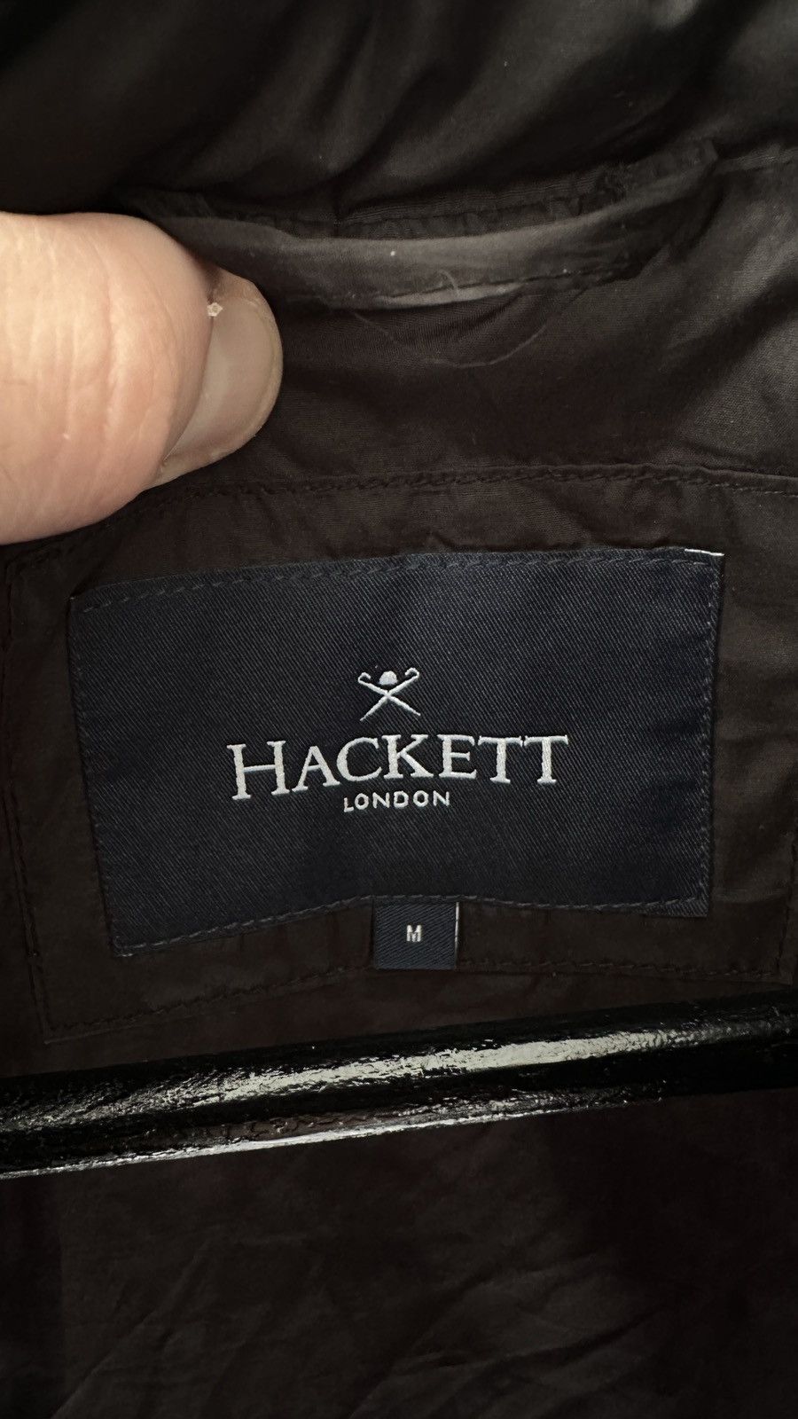 Hackett Hackett Lightweight Jacket Size M Shell/Oyster Recycled Tech Size US M / EU 48-50 / 2 - 12 Thumbnail