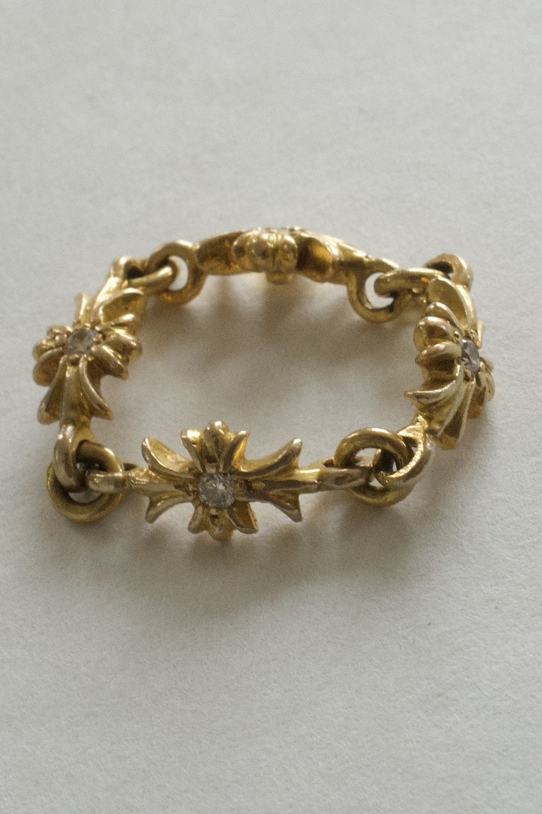 Chrome Hearts Chrome Hearts Tiny E CH Plus 22K Diamond Ring Size 6 Size ONE SIZE - 5 Thumbnail