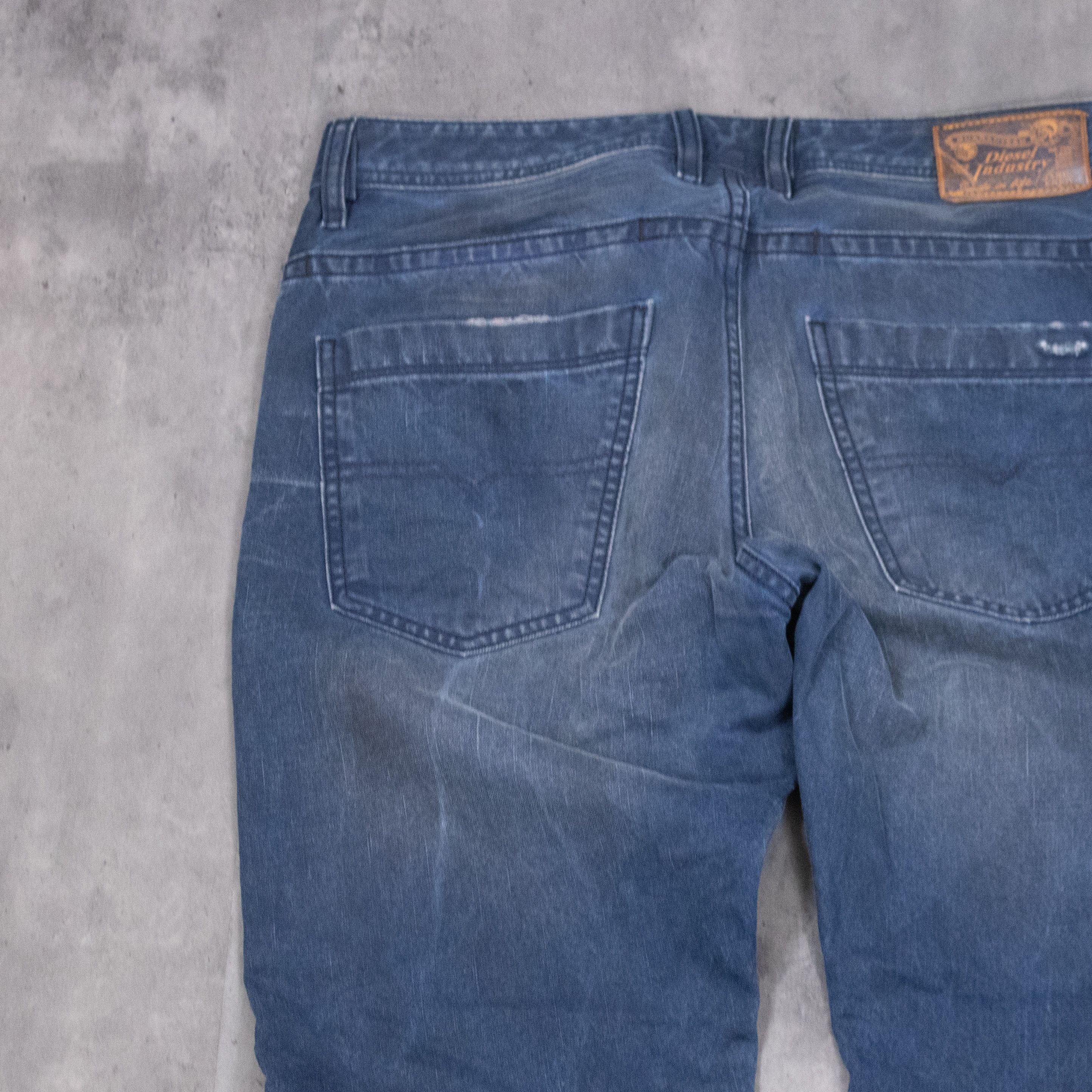 Diesel Vintage Y2K Diesel Brandoom Bootcut Blue Denim Jeans Size US 34 / EU 50 - 17 Thumbnail