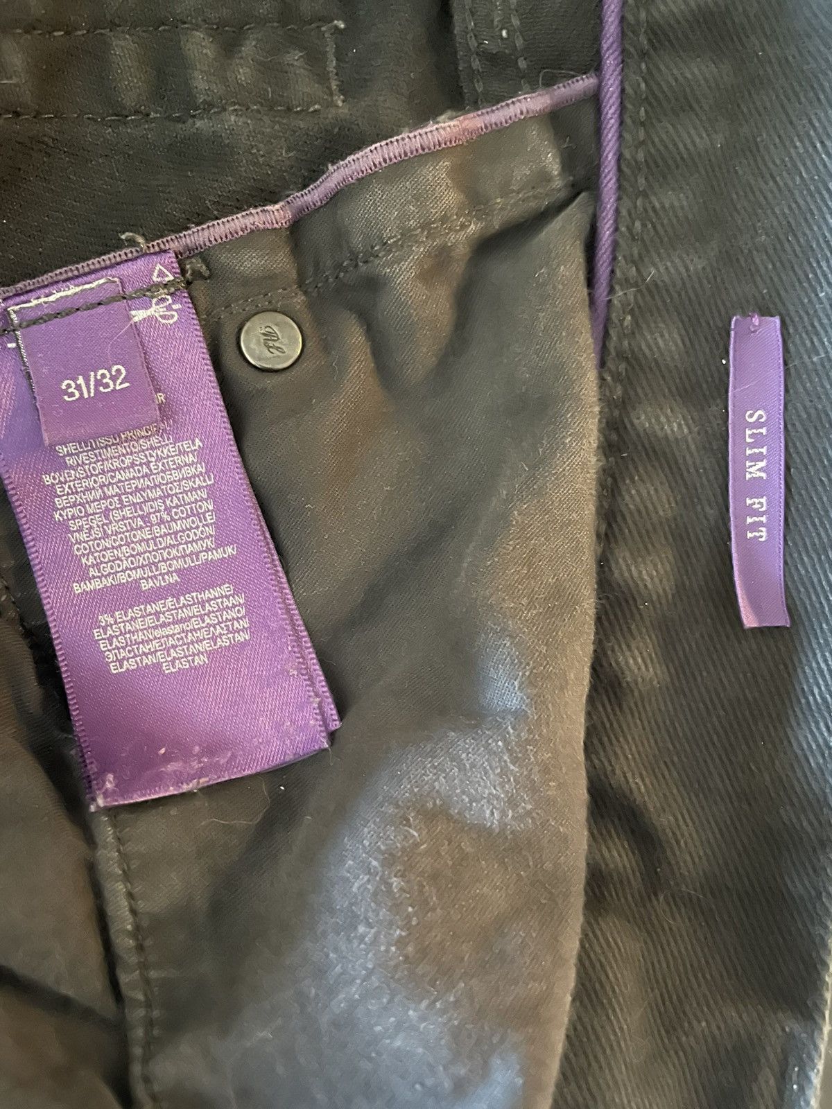 Ralph Lauren Purple Label Ralph Lauren Purple Label Black Slim Fit Jeans, 31 Size US 31 - 4 Thumbnail