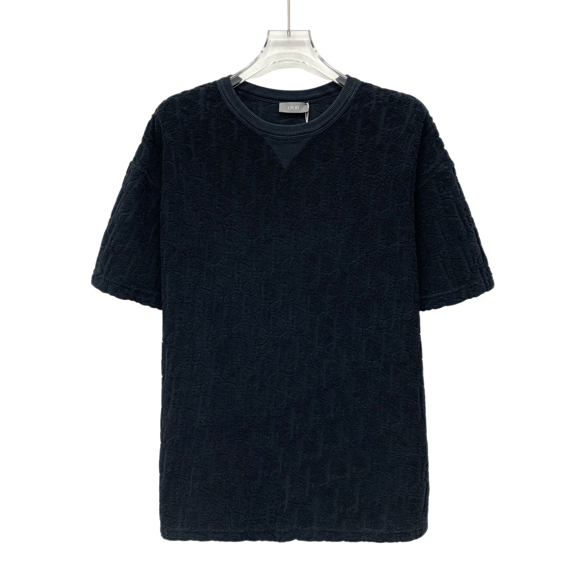 Dior Dior Oblique Terry Cotton T-Shirt Size S Size US S / EU 44-46 / 1 - 1 Thumbnail