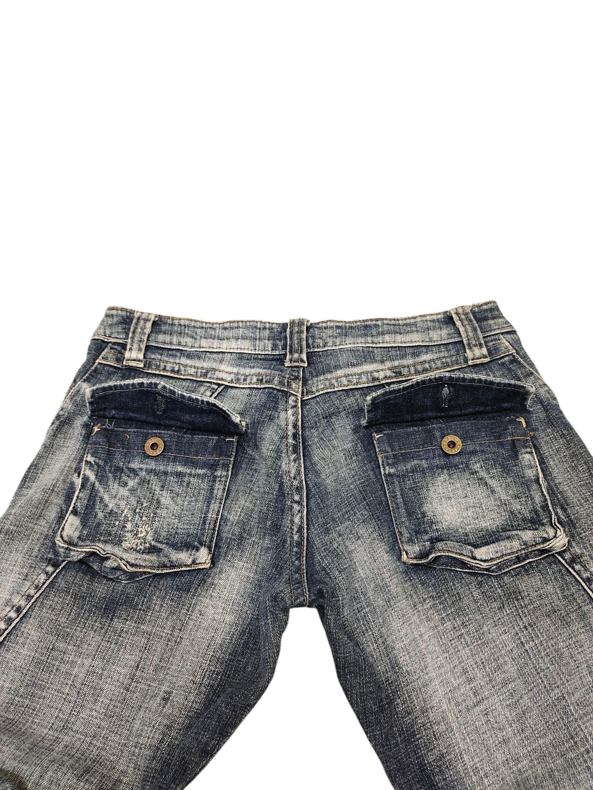 Hysteric Glamour Flare Jeans Camel Road Clawmark Distress Faded Bootcut Y2k Size US 32 / EU 48 - 14 Thumbnail