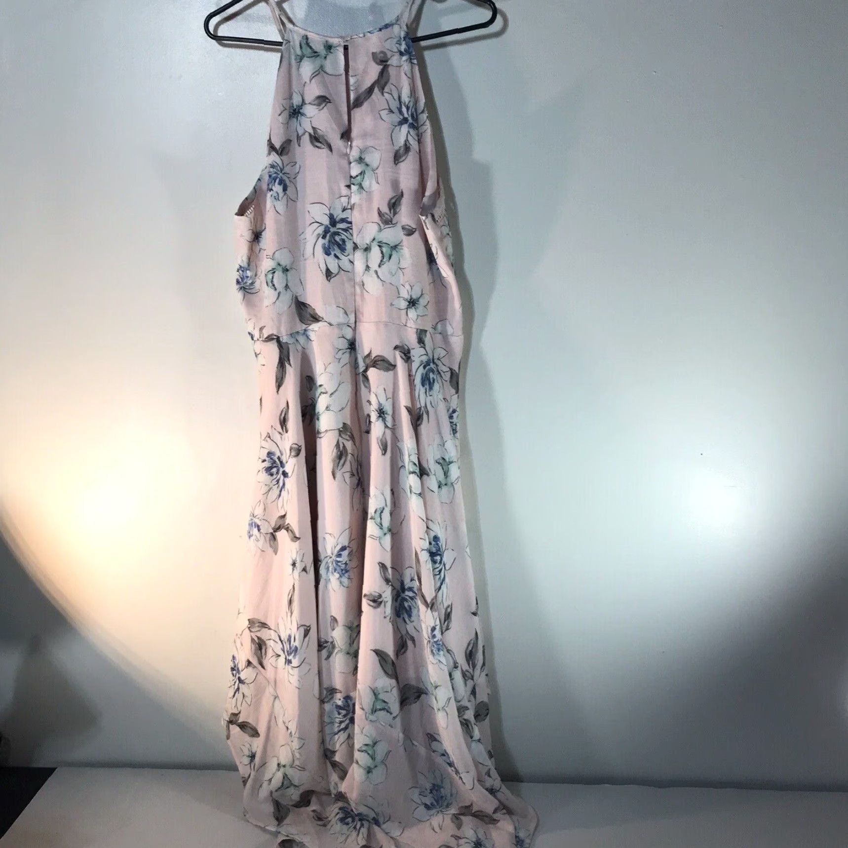 Vintage Candies Floral Strappy Maxi Dress Womens XL Light Pink Long Summer Party Size XL / US 12-14 / IT 48-50 - 4 Thumbnail