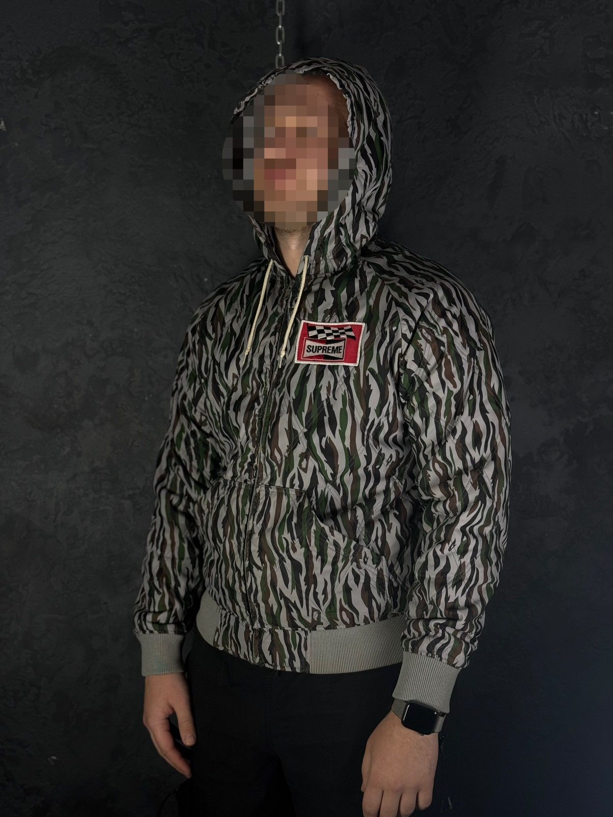 Supreme Supreme Poly Diamond Quilted Hooded Jacket Camo Rare Size US S / EU 44-46 / 1 - 2 Thumbnail