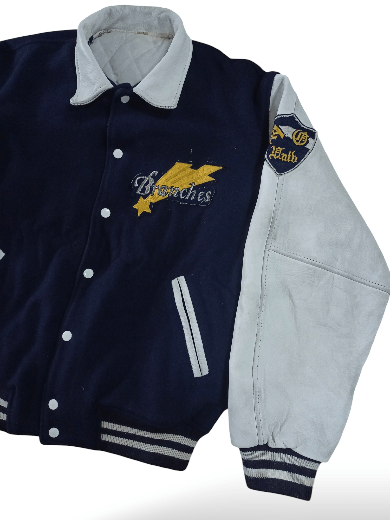 Vintage Vintage 90s Village Stone Varsity Jacket Size US M / EU 48-50 / 2 - 4 Thumbnail