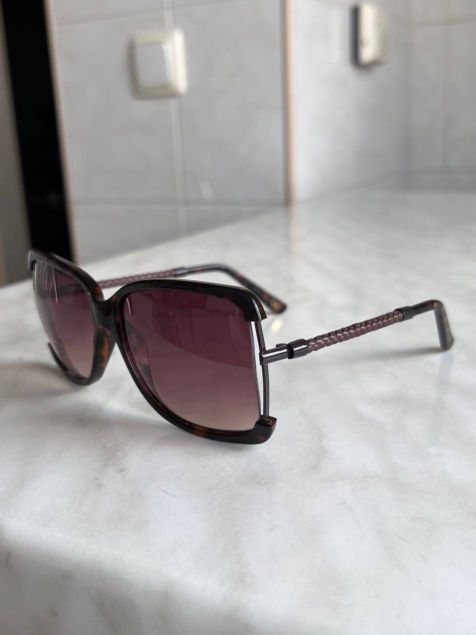 Bottega Veneta Bottega Veneta Sunglasses BV 132S Women’s Vintage Brown 00s Size ONE SIZE - 2 Thumbnail