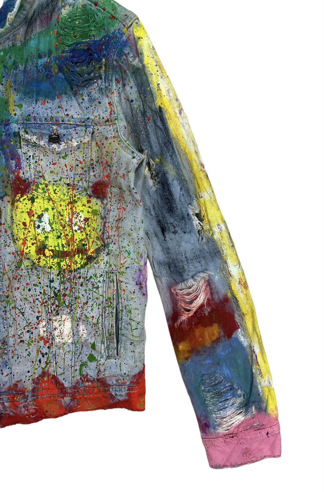 If Six Was Nine P.Grax Denim Jacket Painting Art Size US S / EU 44-46 / 1 - 3 Thumbnail
