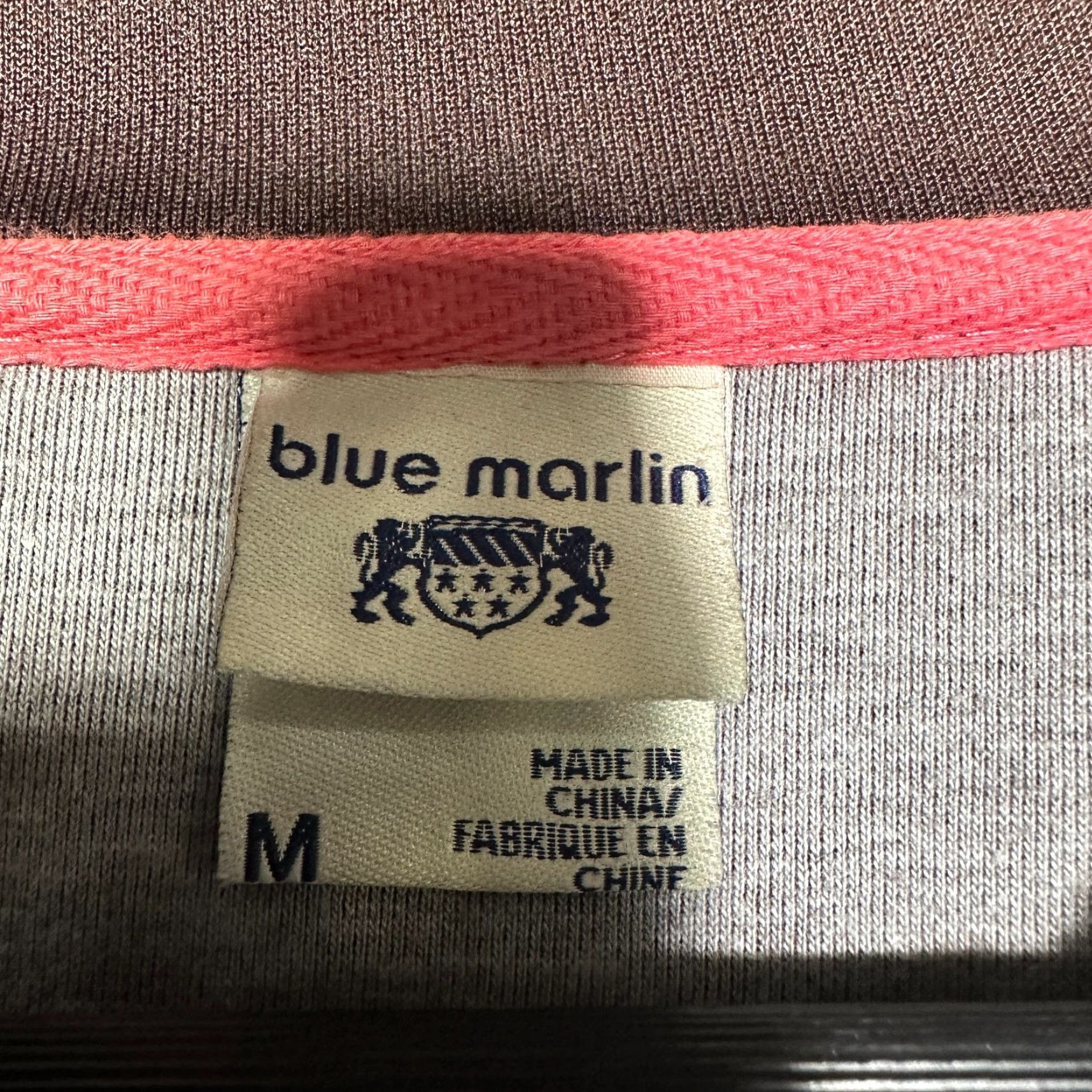 Vintage VINTAGE Blue Marlin SweatShirt Mens M Brown Full Zip Pockets Logo Cotton Polyester Knit Size US M / EU 48-50 / 2 - 7 Thumbnail
