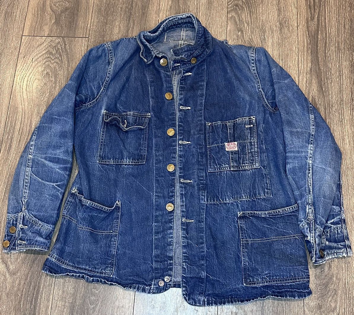 Vintage Vintage 1940’s Headlight Denim Chore Coat Grailed