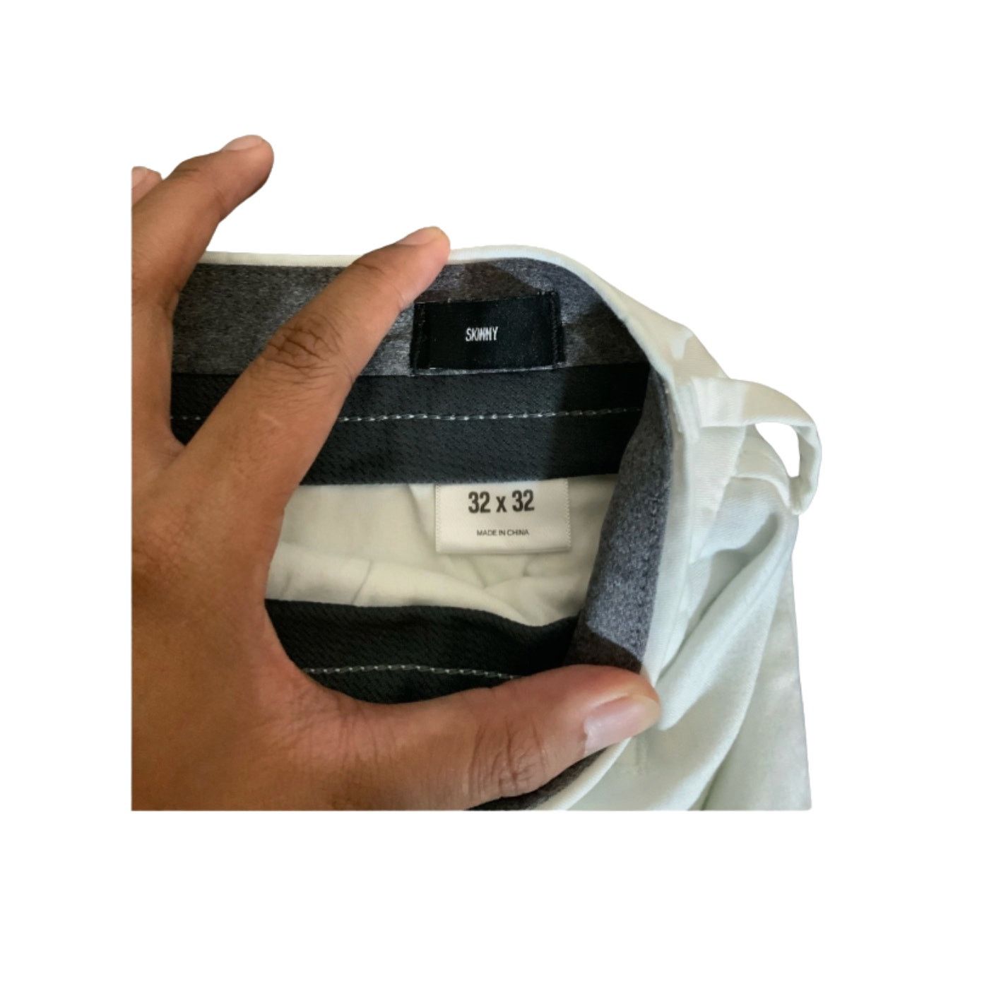 Express Express Men’s Skinny Jeans White Size 32 x 32 USED Size US 32 / EU 48 - 4 Thumbnail