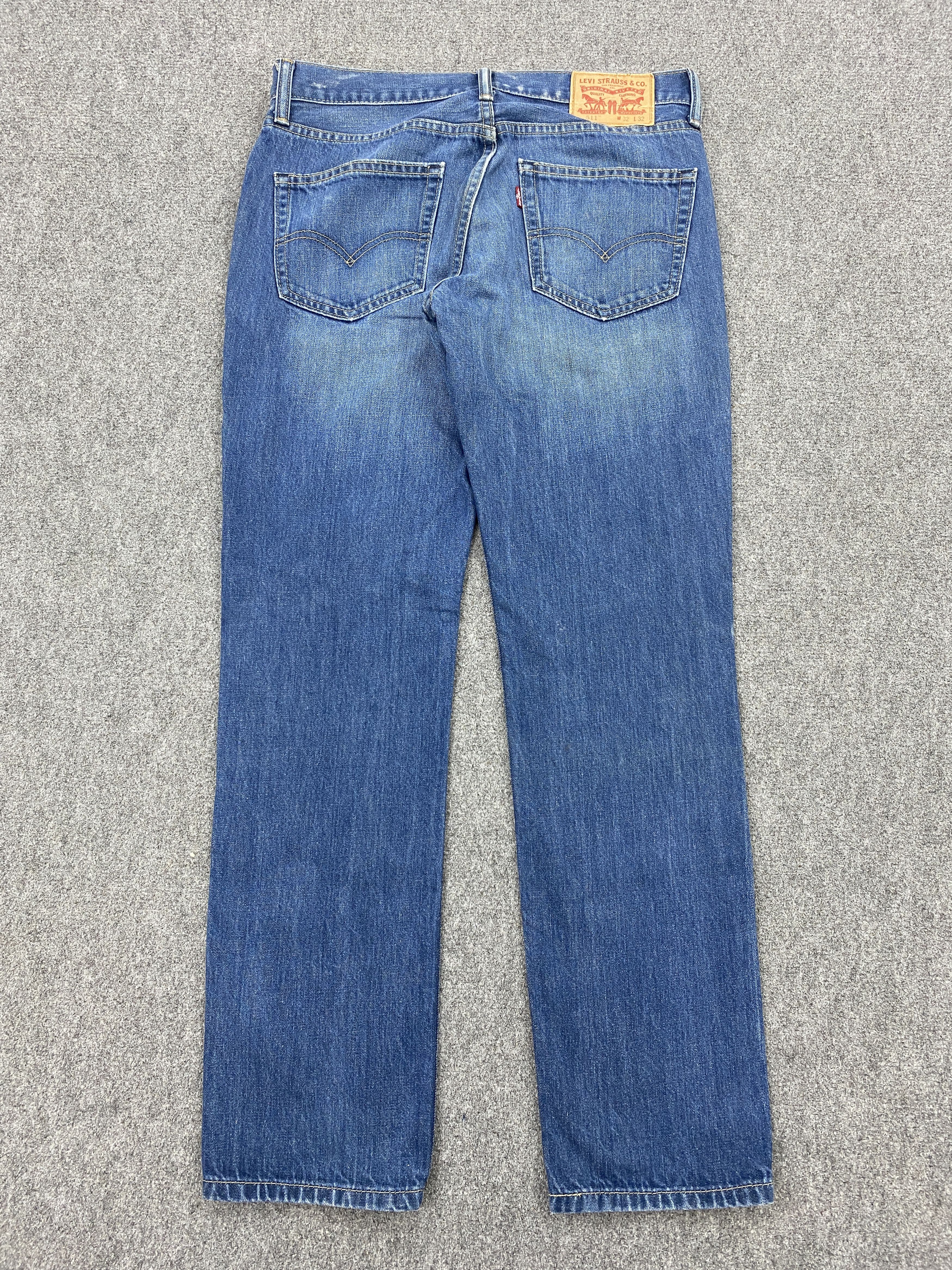 Levi's × Vintage Vintage Levis 511 Faded Blue Jeans Size US 30 / EU 46 - 3 Thumbnail
