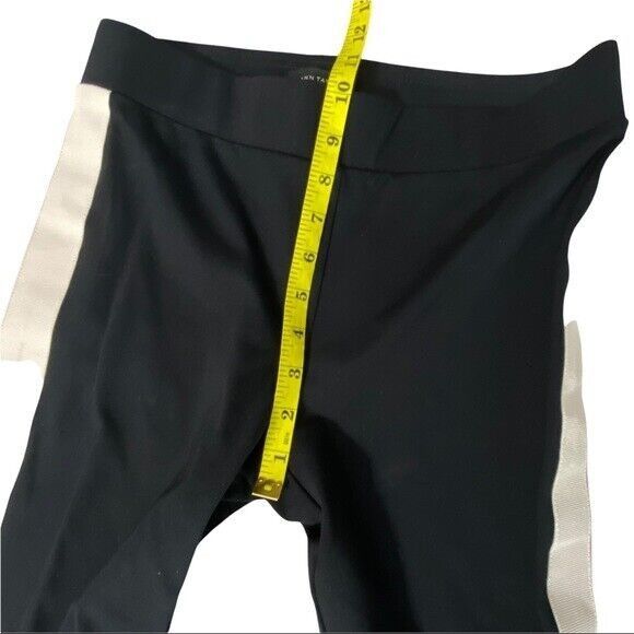 Ann Taylor Ann Taylor Ankle Side Panel Ponte Tuxedo Capri Leggings Blac Size 27" / US 4 / IT 40 - 9 Thumbnail