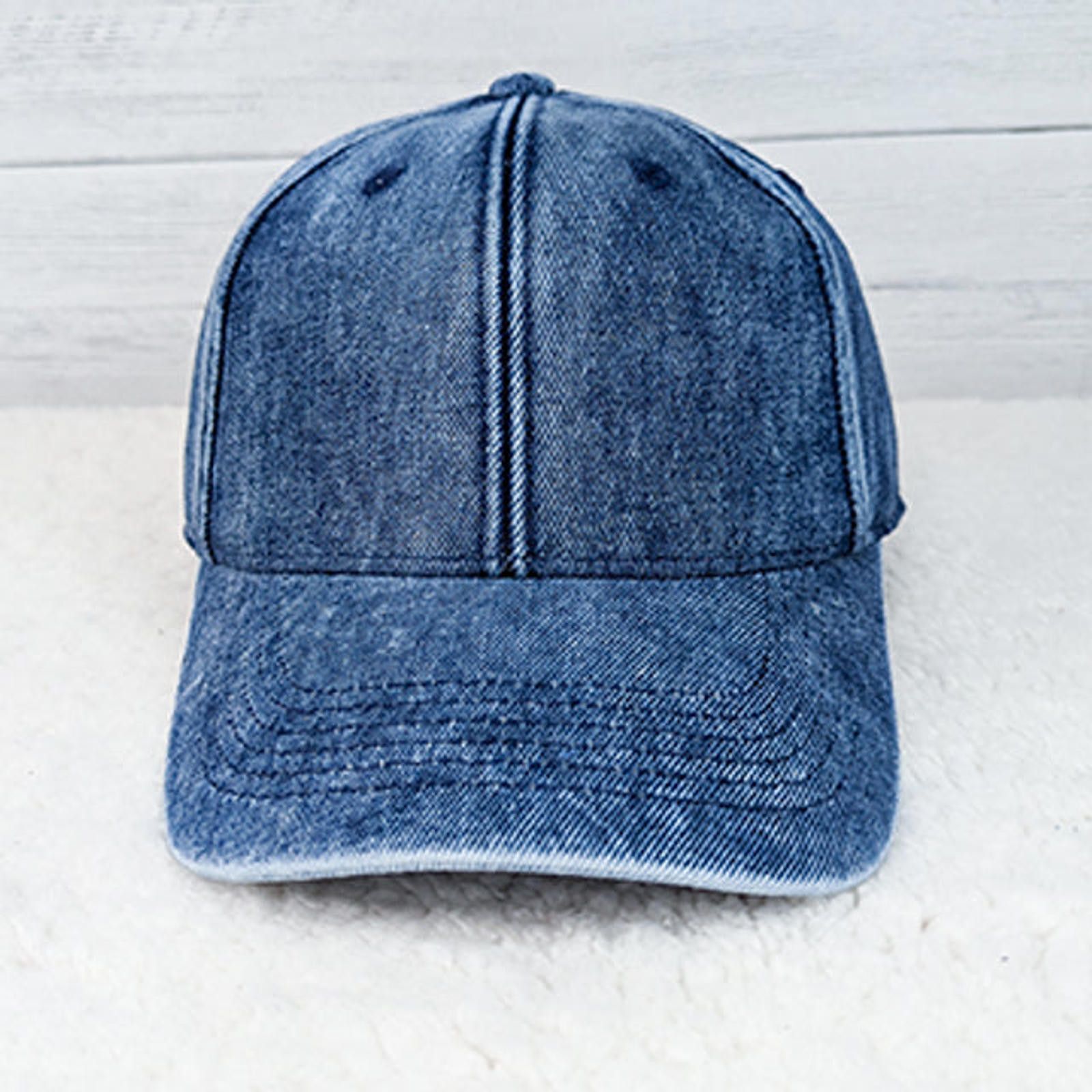 Other Denim Hat With Sequin Football Patch Size ONE SIZE - 5 Thumbnail