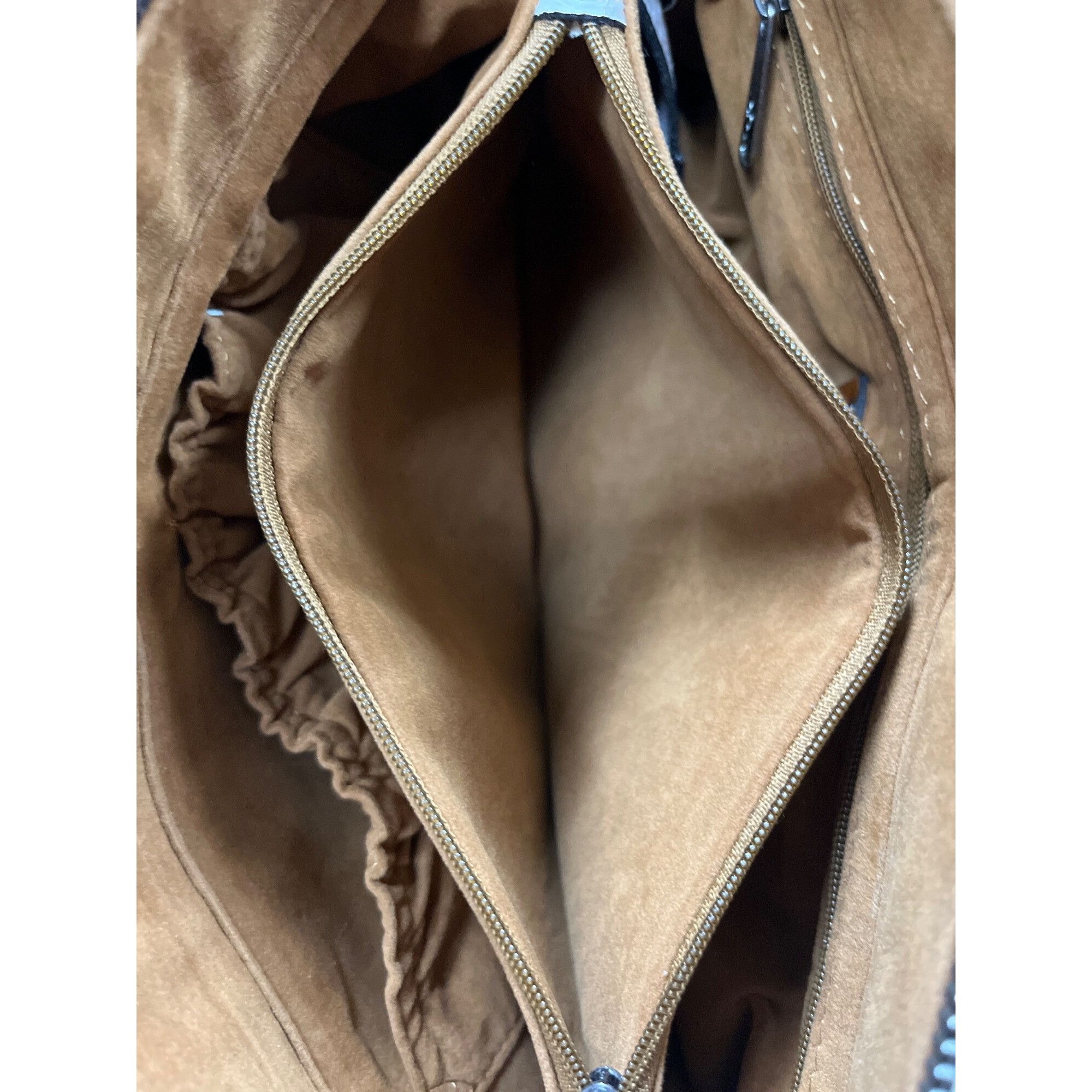 Patricia Nash Patricia Nash Angela wms leather tan white tasseled hand sho Size ONE SIZE - 11 Thumbnail