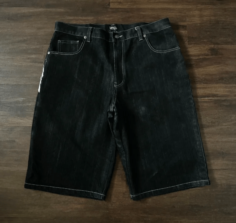 Japanese Brand Denim Shorts Patch Vintage Size US 30 / EU 46 - 1 Thumbnail