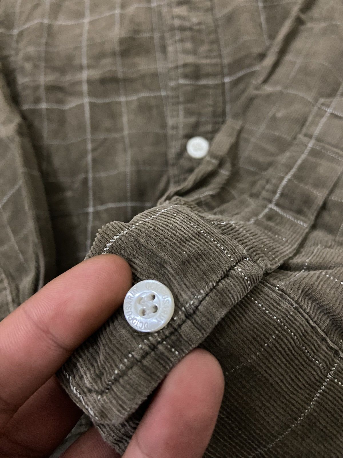 Octopus × Vintage octopus army vintage corduroy long shirt Size US L / EU 52-54 / 3 - 3 Thumbnail