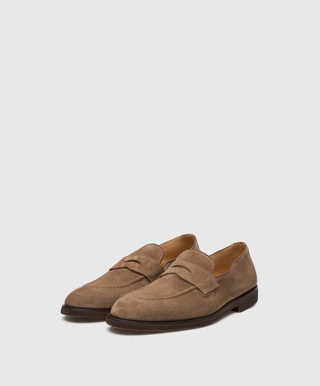 image of Brunello Cucinelli O1W1Db10524 Shoes In Blue, Men's (Size 11)