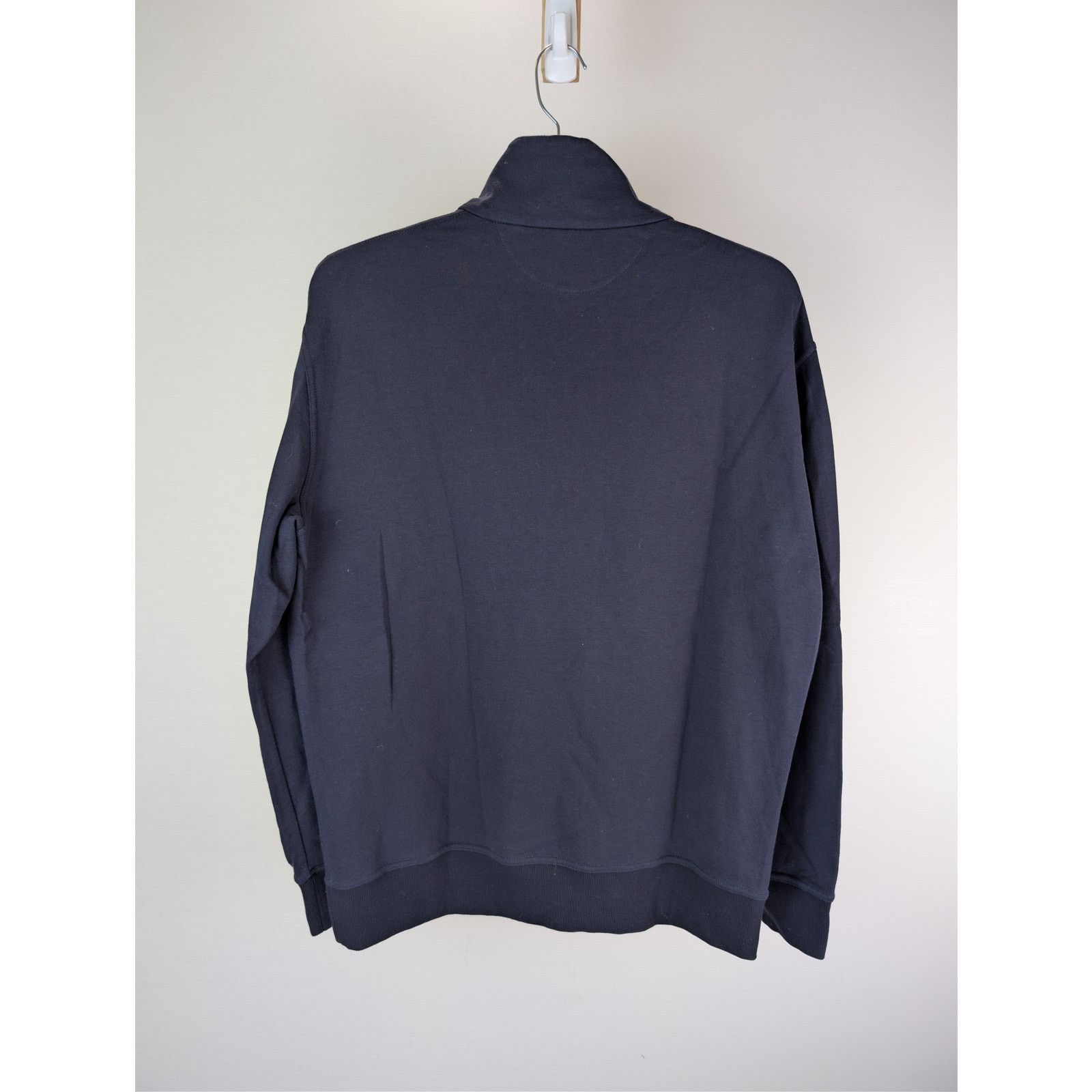 Brunello Cucinelli o1rshd1 cc20 Hi-Neck Zipper Sweatshirt in Blue Size US M / EU 48-50 / 2 - 10 Thumbnail