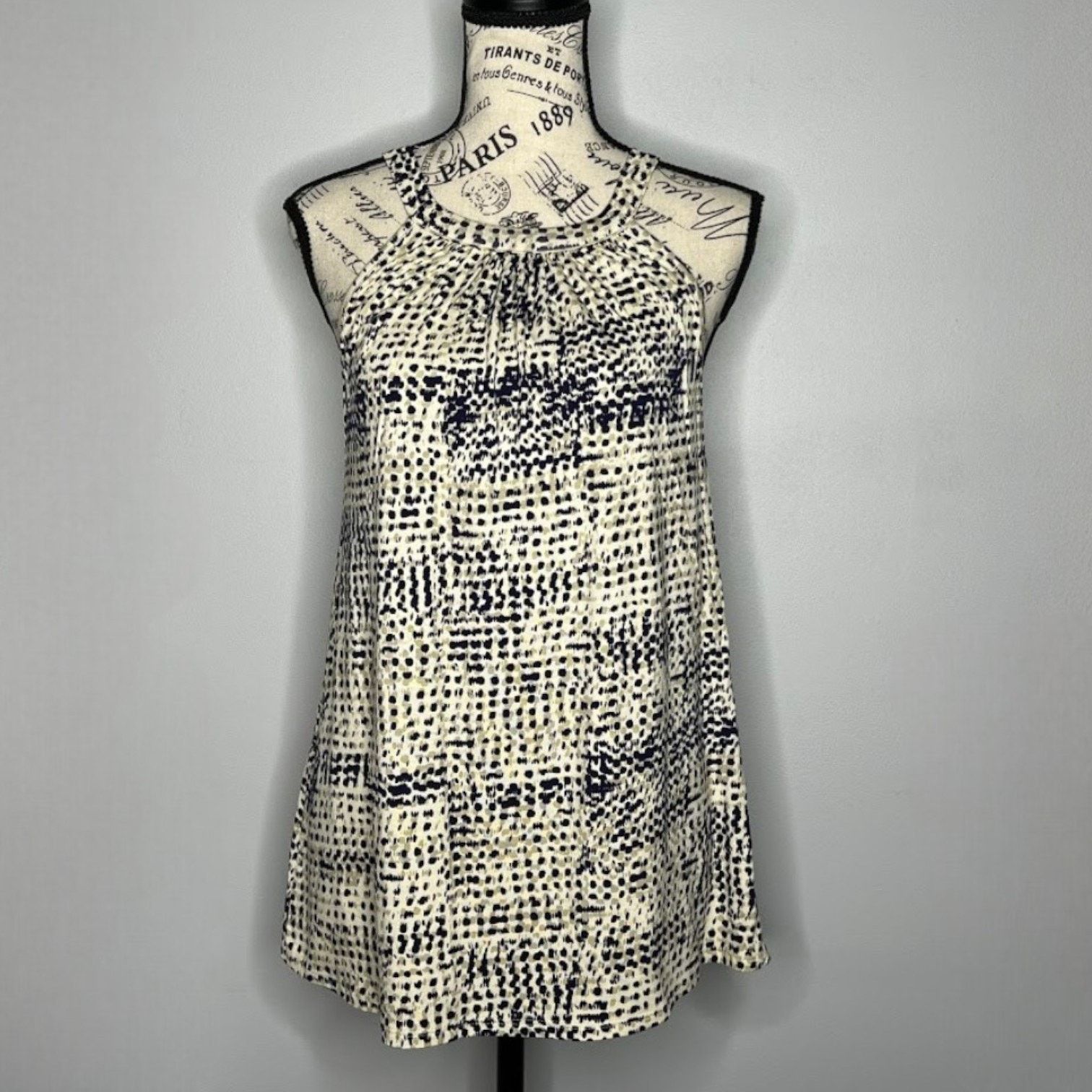 Other Agather Printed Halter Knit Top -Stitch Fix Patterned Blouse Size S / US 4 / IT 40 - 10 Thumbnail