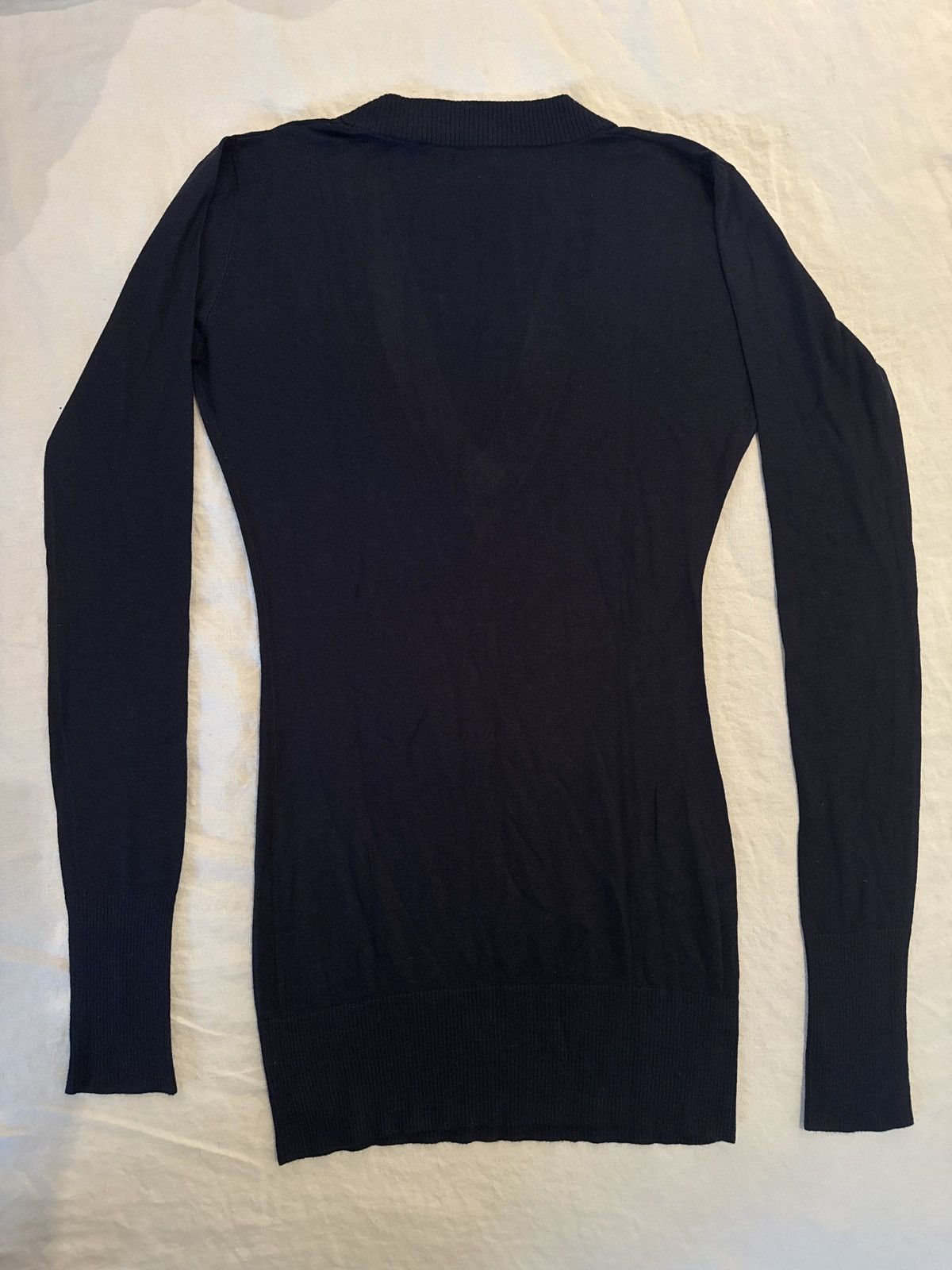 Autumn Cashmere Autumn Cashmere Navy V-Neck Sweater Size S / US 4 / IT 40 - 3 Thumbnail