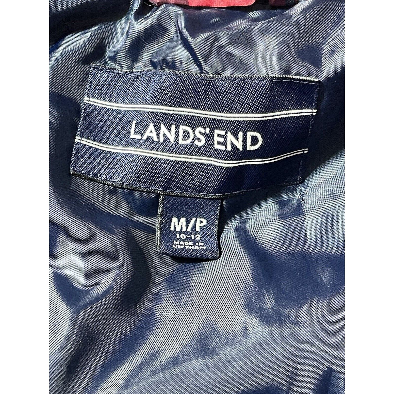 Lands' End Lands End Vest Women Med Plaid Puffer Down Red Buffalo Check Size M / US 6-8 / IT 42-44 - 8 Thumbnail