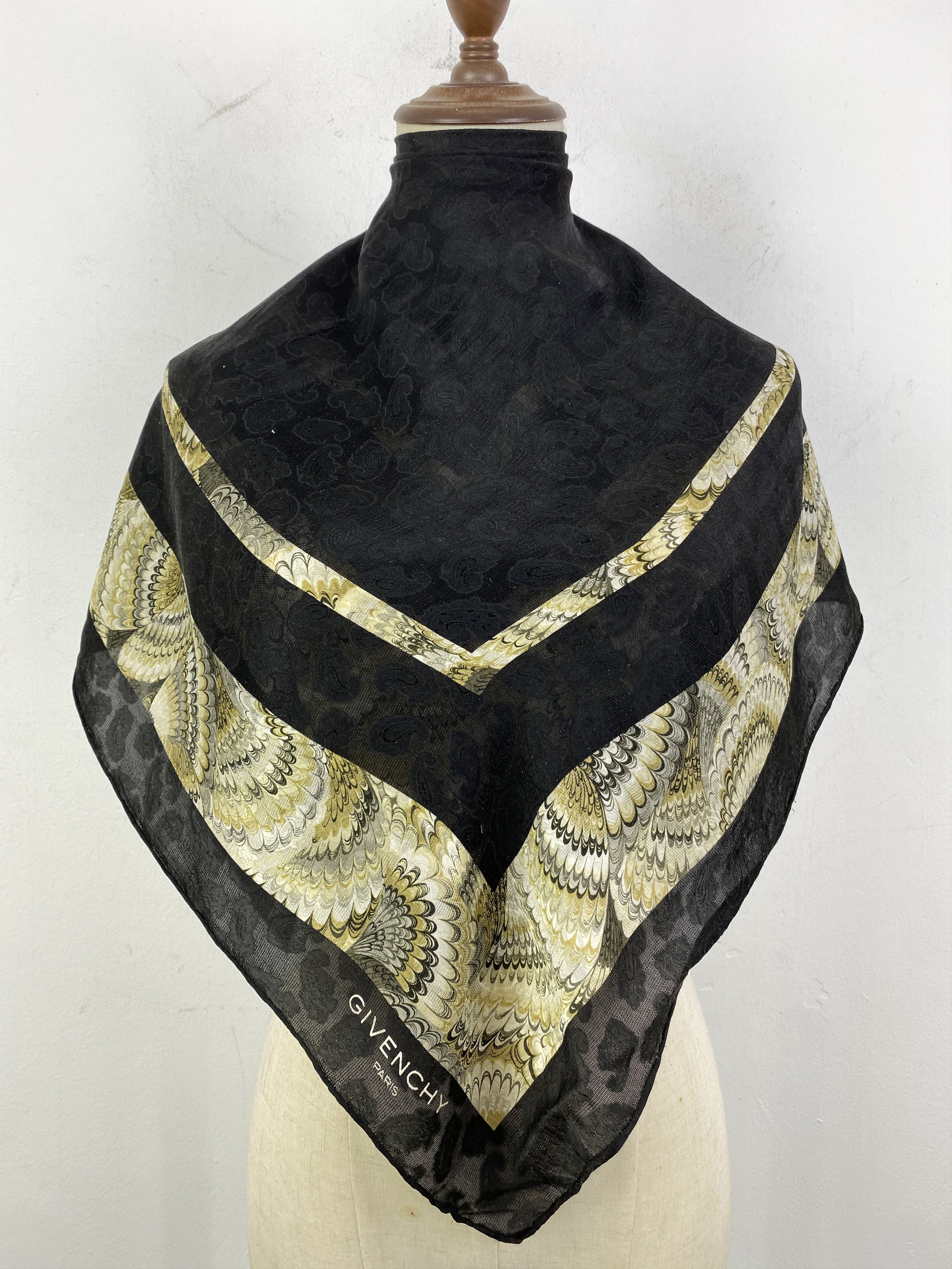 Givenchy Vintage Givenchy Silk Scarf / Silk Shawl SN0247 Size ONE SIZE - 1 Thumbnail