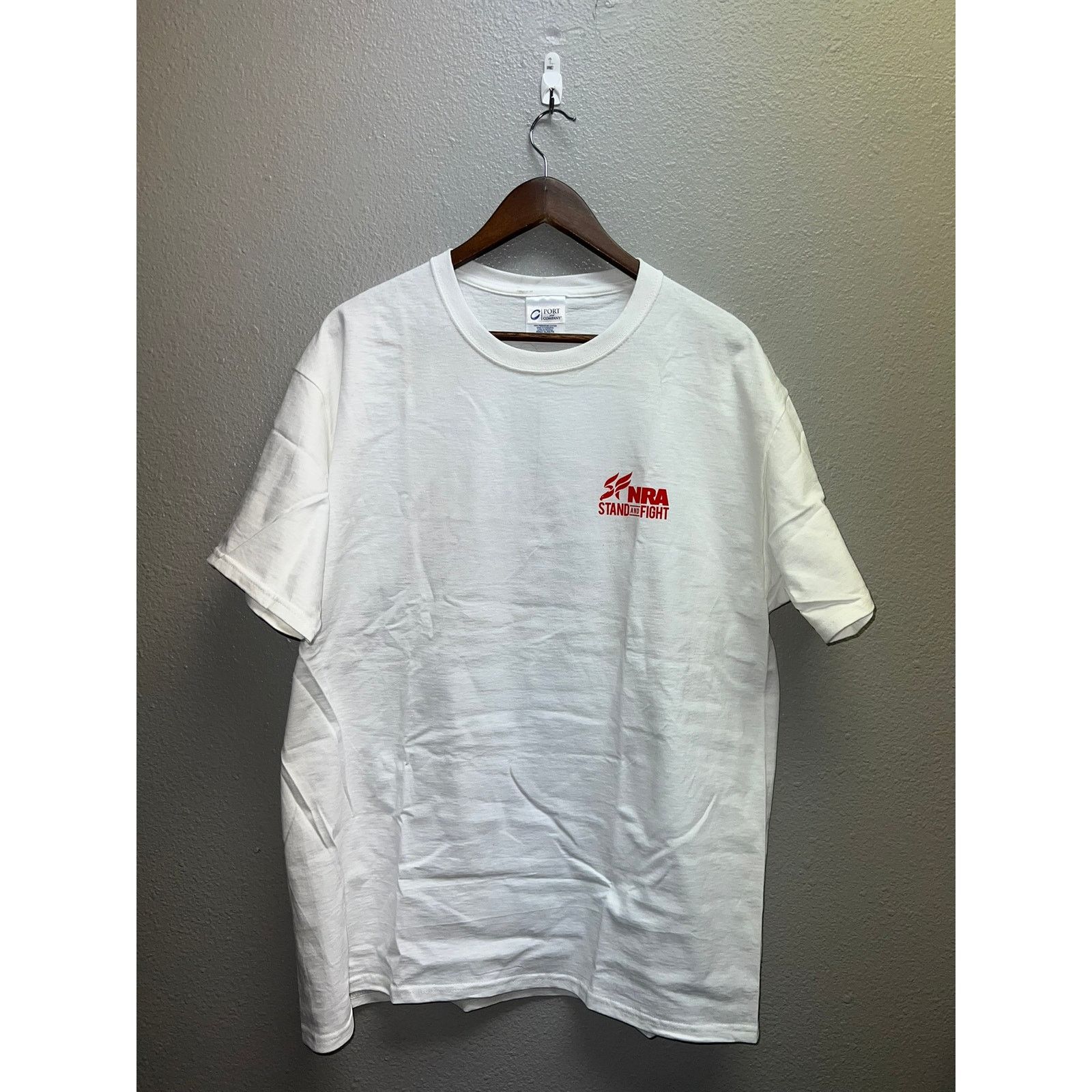 Port & Company NRA Shirt Stand & Fight NRAILA National Rifle White Tee XL Size US XL / EU 56 / 4 - 2 Thumbnail