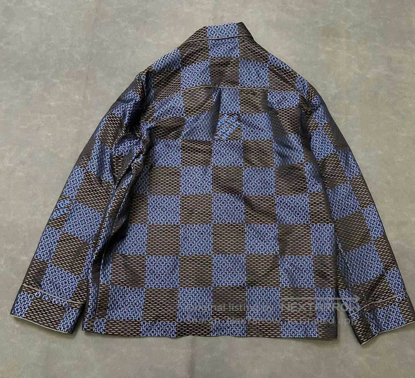 Louis Vuitton Louis Vuitton Damier Silk Shirt Jacket. Size US XL / EU 56 / 4 - 2 Thumbnail