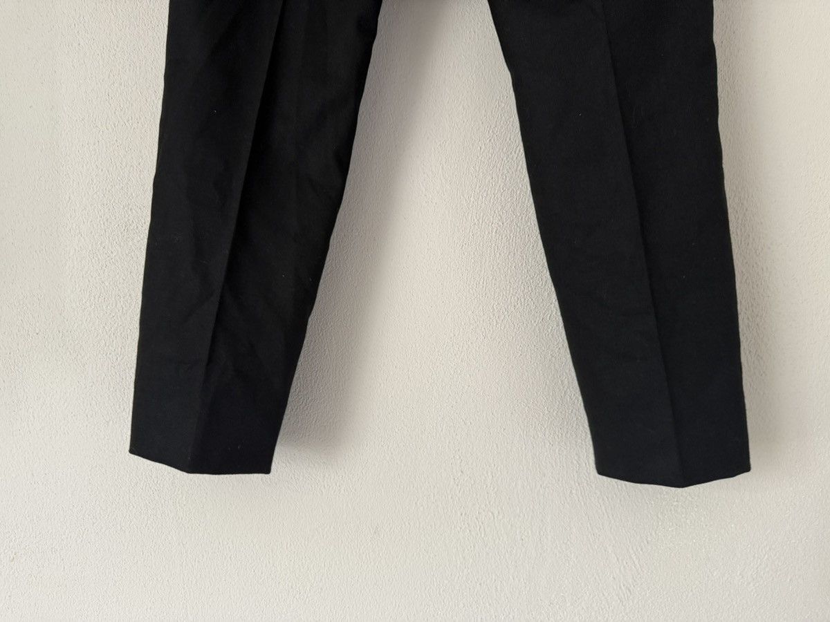 Haider Ackermann Black Wool Trousers with Leather Lacing Size US 32 / EU 48 - 7 Thumbnail