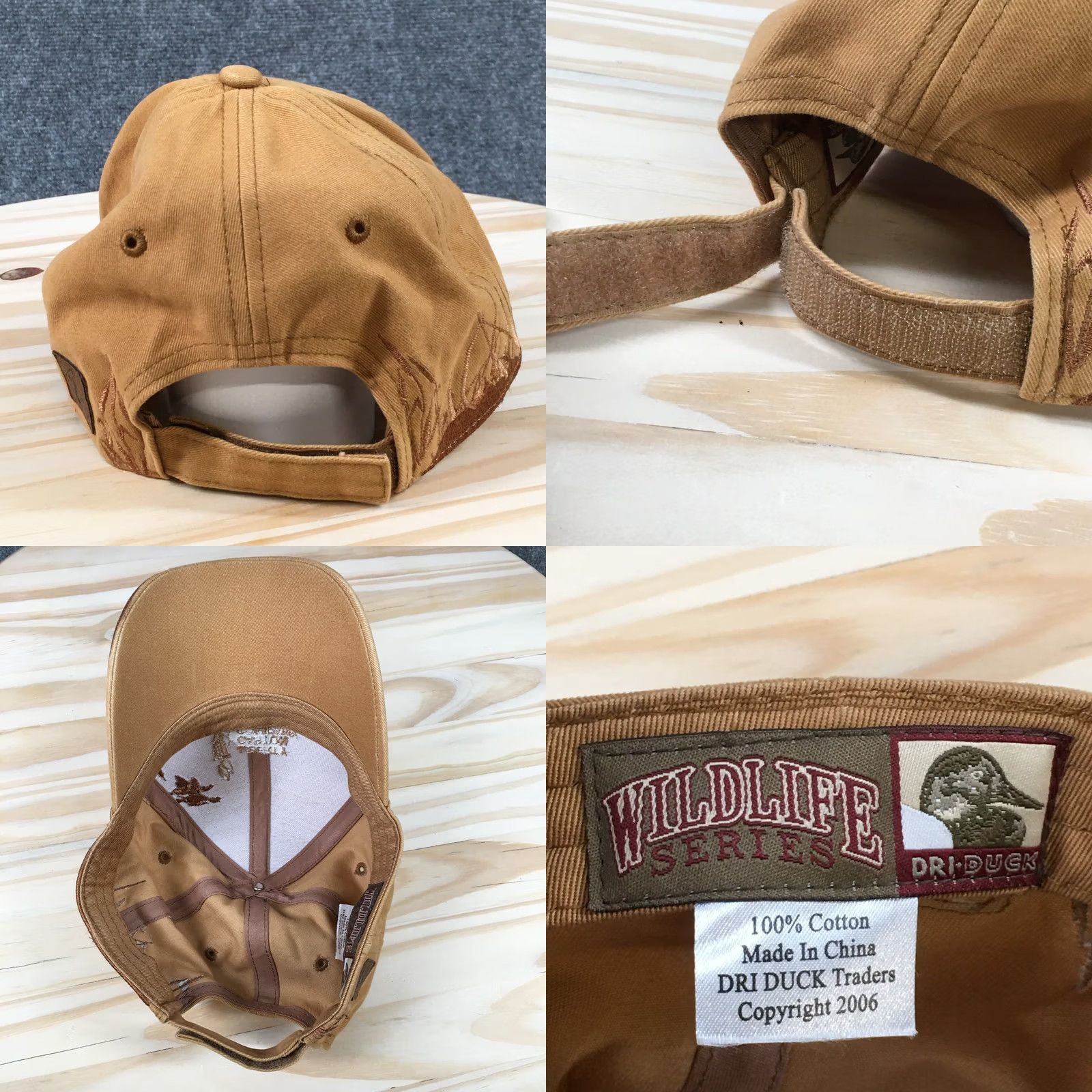 Vintage Wildlife Series Cap Mens One Size Brown Liberty Carton Company Baseball Unisex Embroidered Size ONE SIZE - 8 Thumbnail