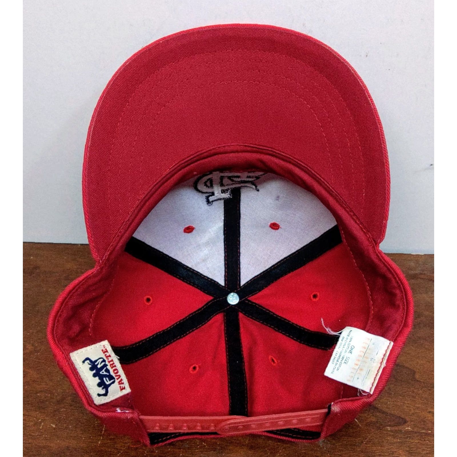Vintage VINTAGE St. Louis Cardinals Red Cotton Official Merch Snapback Hat Baseball Cap Mens One Size Red 90s Sports Adjustable Cotton Canvas Baseball Cap Size ONE SIZE - 7 Thumbnail