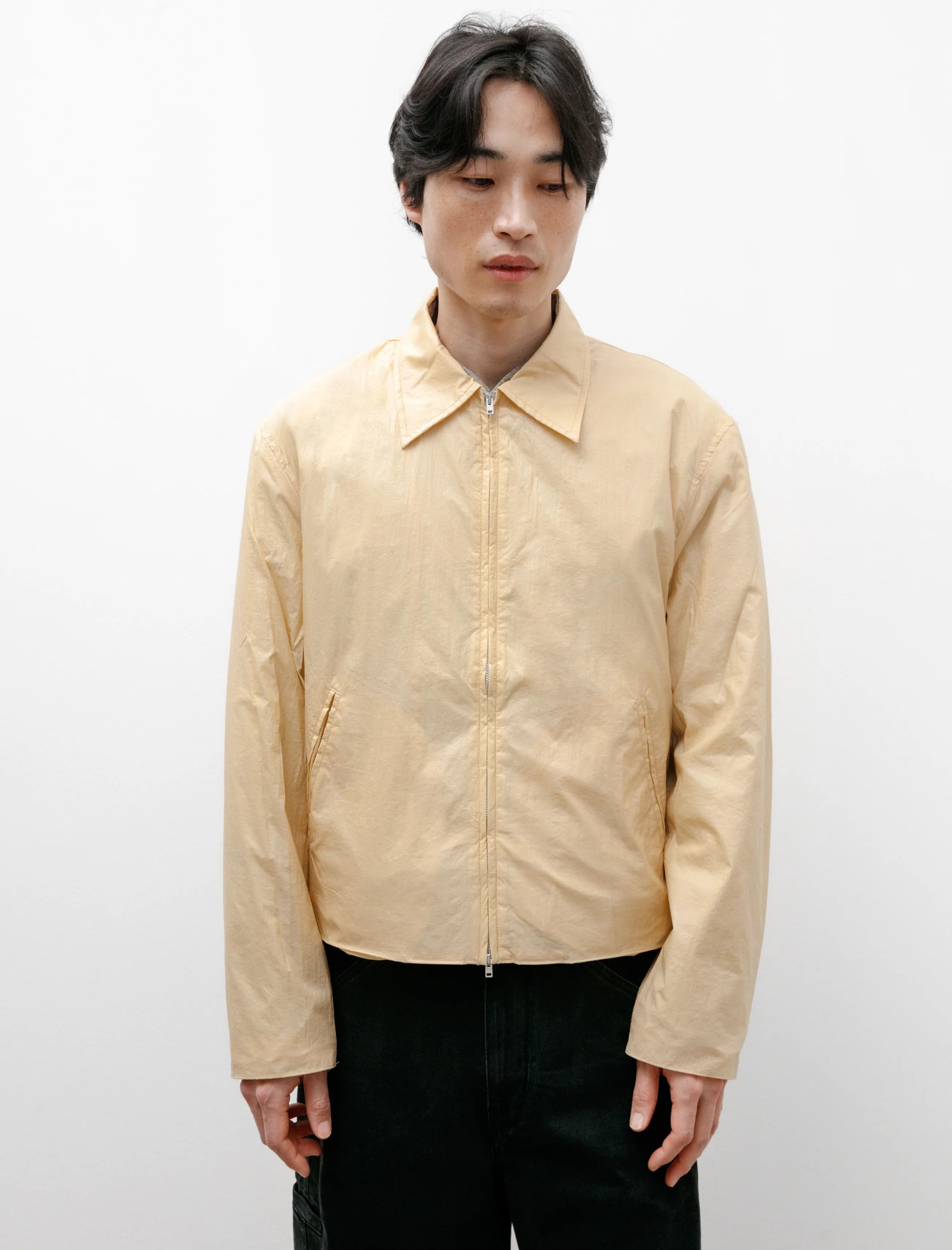 Our Legacy BNWT Mini Jacket Cream Rubberized Nylon Size US L / EU 52-54 / 3 - 3 Thumbnail