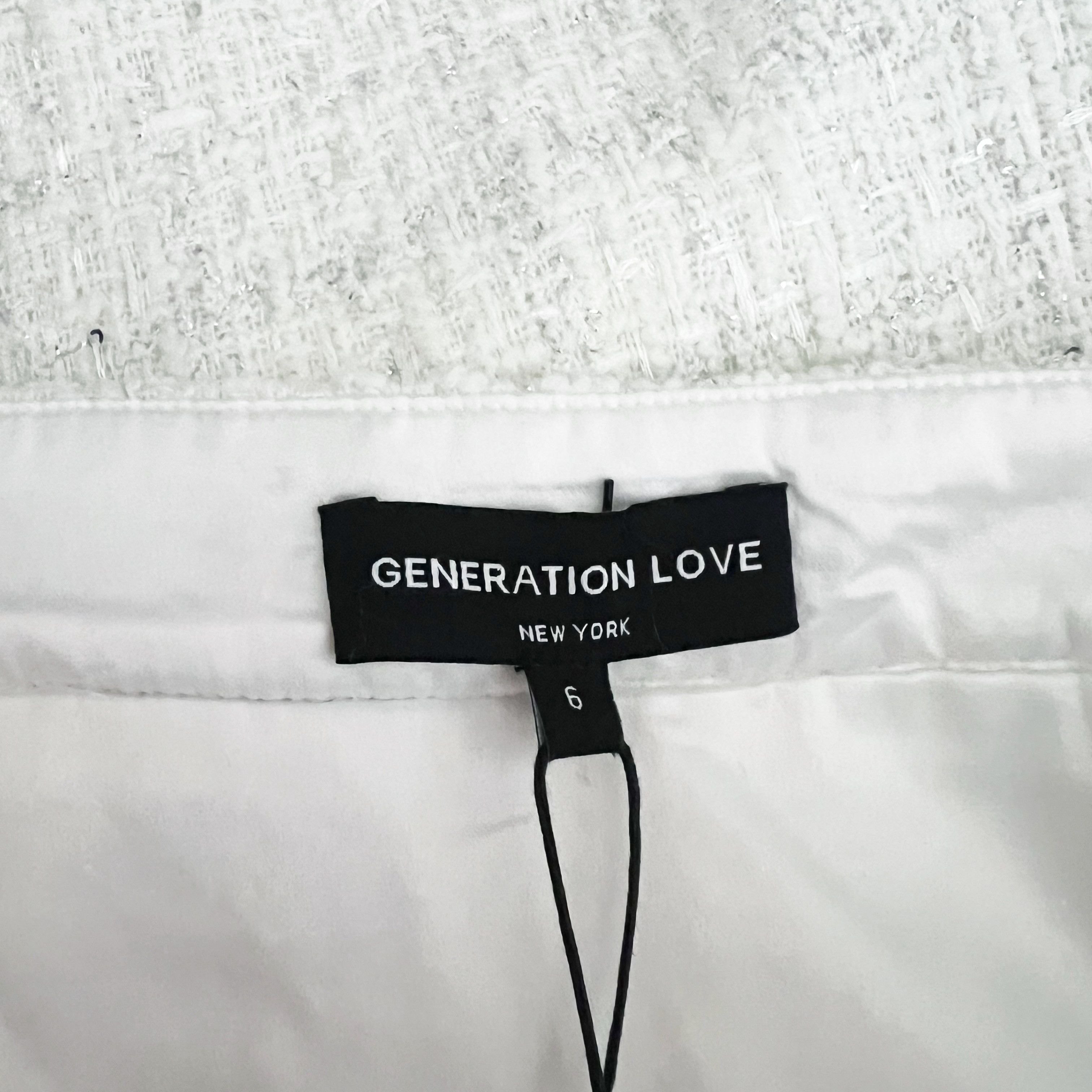 Generation Love NEW Generation Love Sammy Tweed Boucle Size 28" / US 6 / IT 42 - 2 Thumbnail