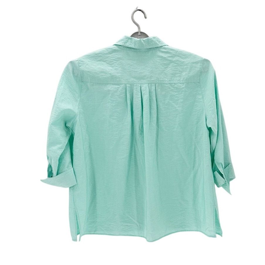 Other Ali Miles sea foam artsy lightweight button-down top size XL Size XL / US 12-14 / IT 48-50 - 2 Thumbnail