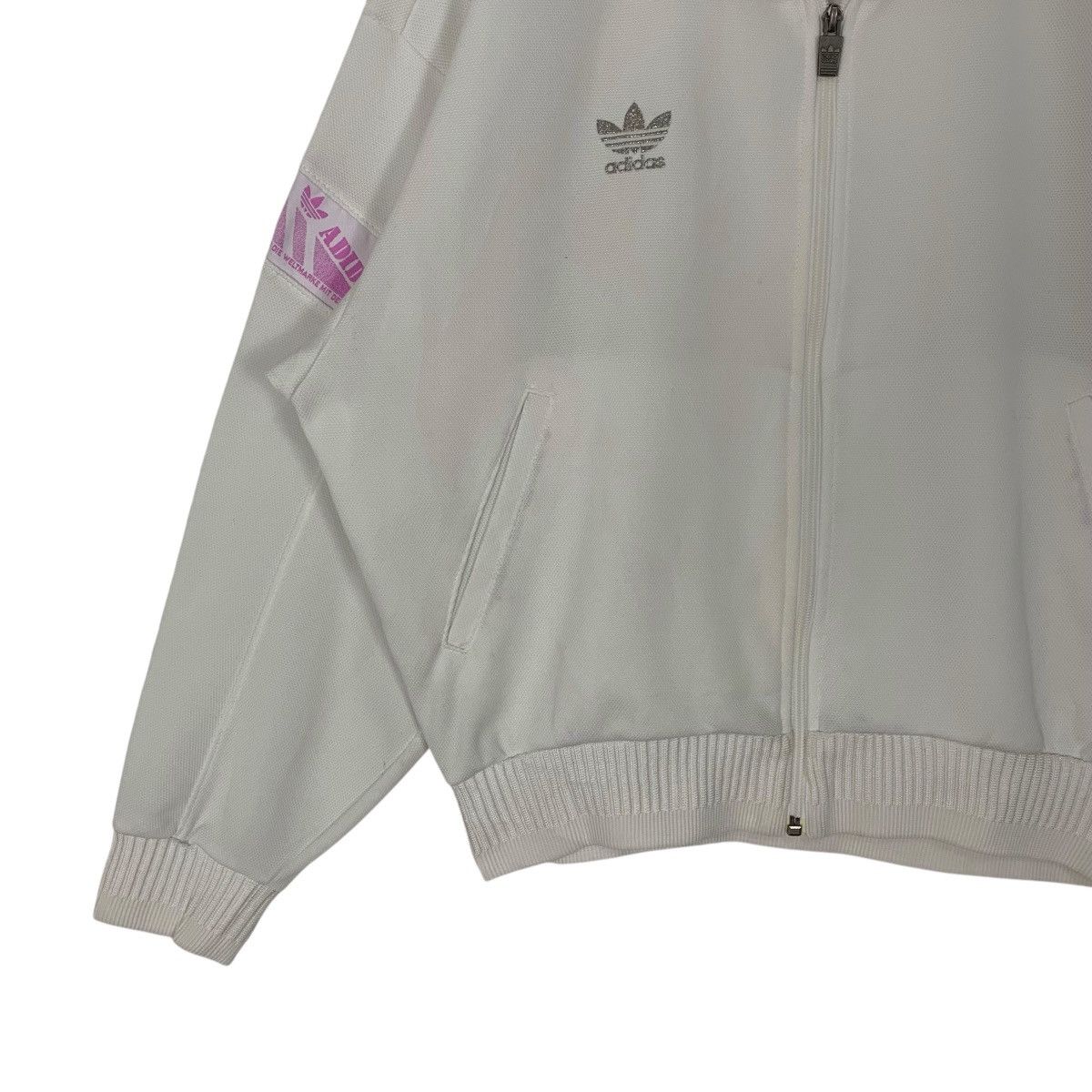 Adidas Vintage adidas Jaspo JapaneseBrand SportWear Tracktop Size US L / EU 52-54 / 3 - 4 Thumbnail