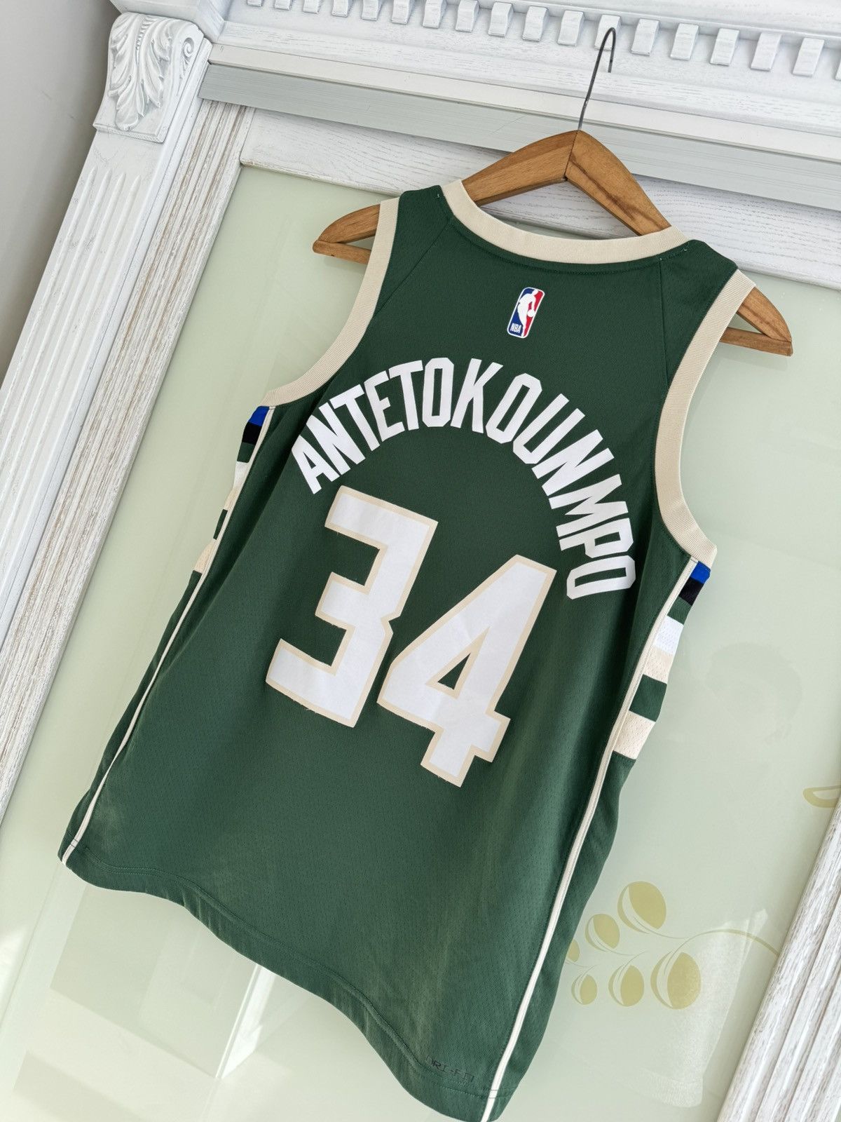 Nike Antetokounmpo #34 Milwaukee NBA Jersey Basketball Shirt Kit Size US M / EU 48-50 / 2 - 3 Thumbnail