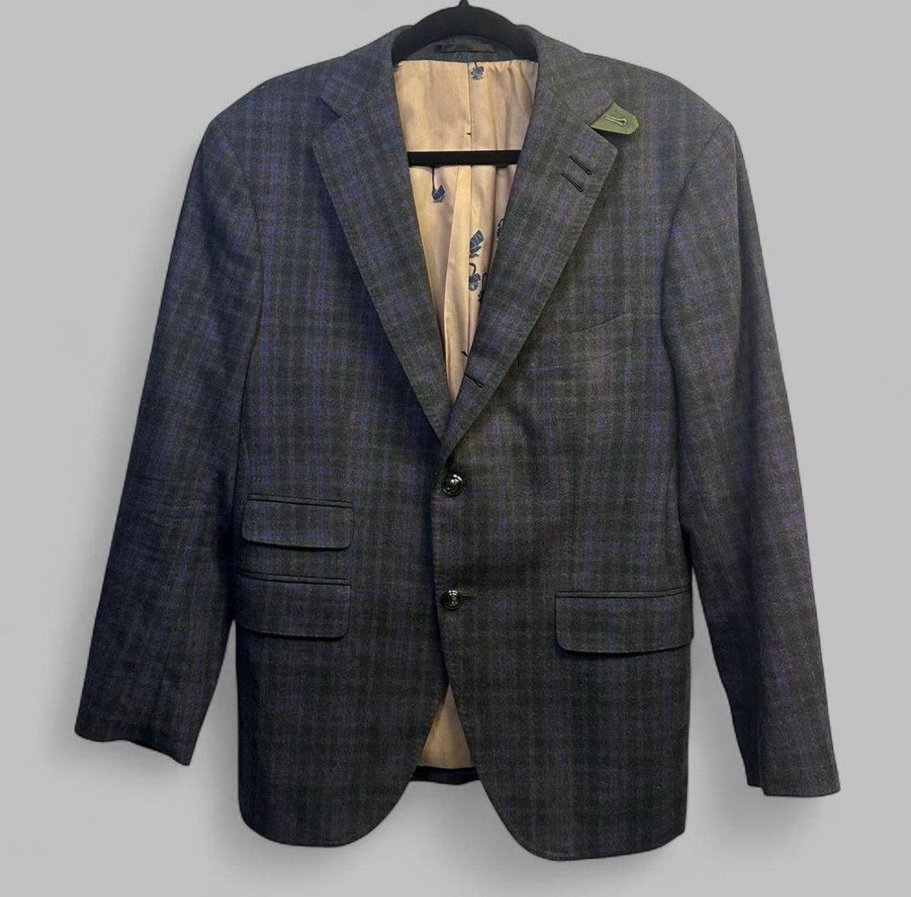 Other Ariston Wool Plaid Blazer Luxury Italian | One-of-a-Kind Size 38S - 1 Thumbnail