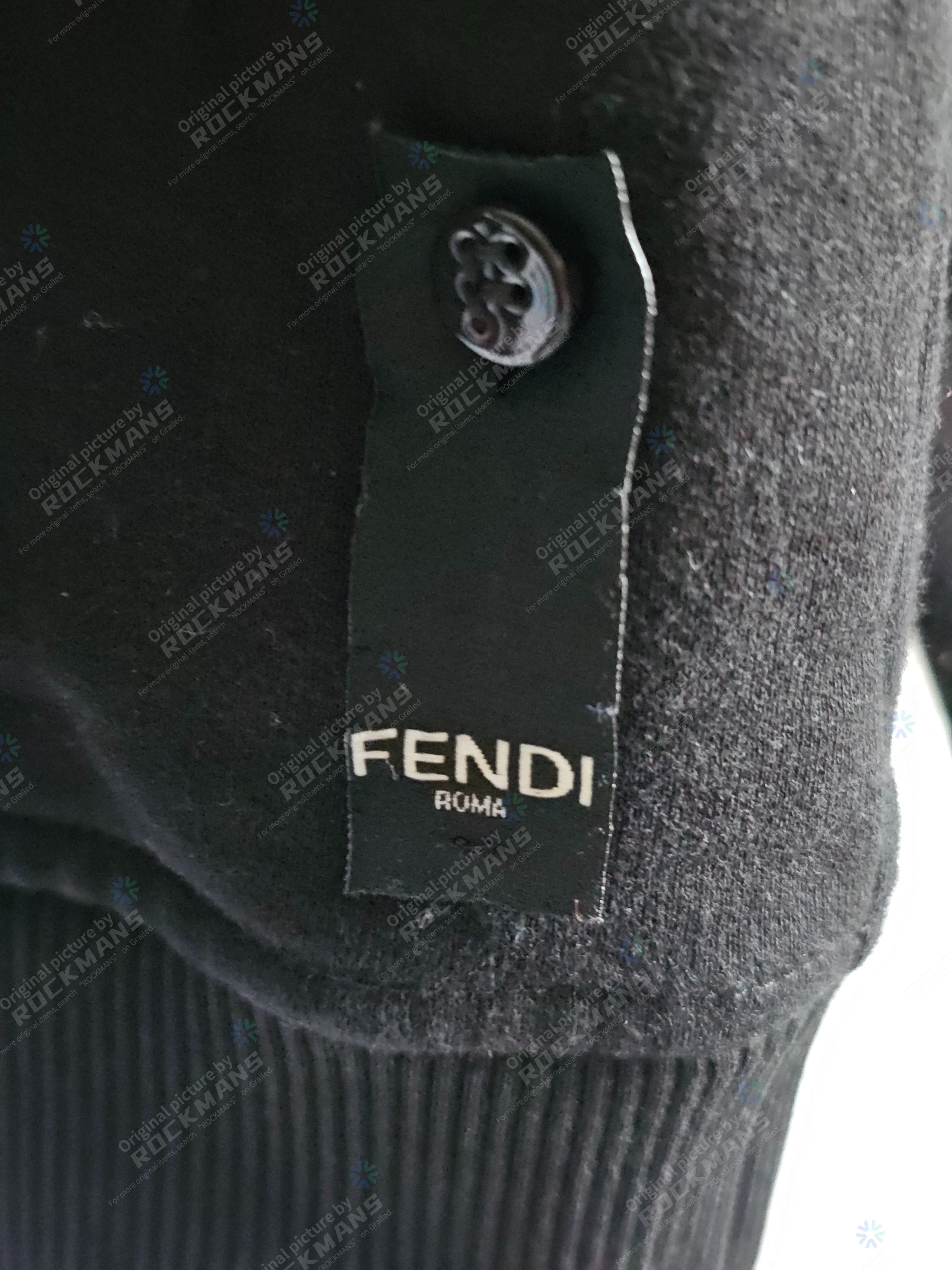 Fendi Fendi Black FF Sweatshirts size M Size US M / EU 48-50 / 2 - 3 Thumbnail