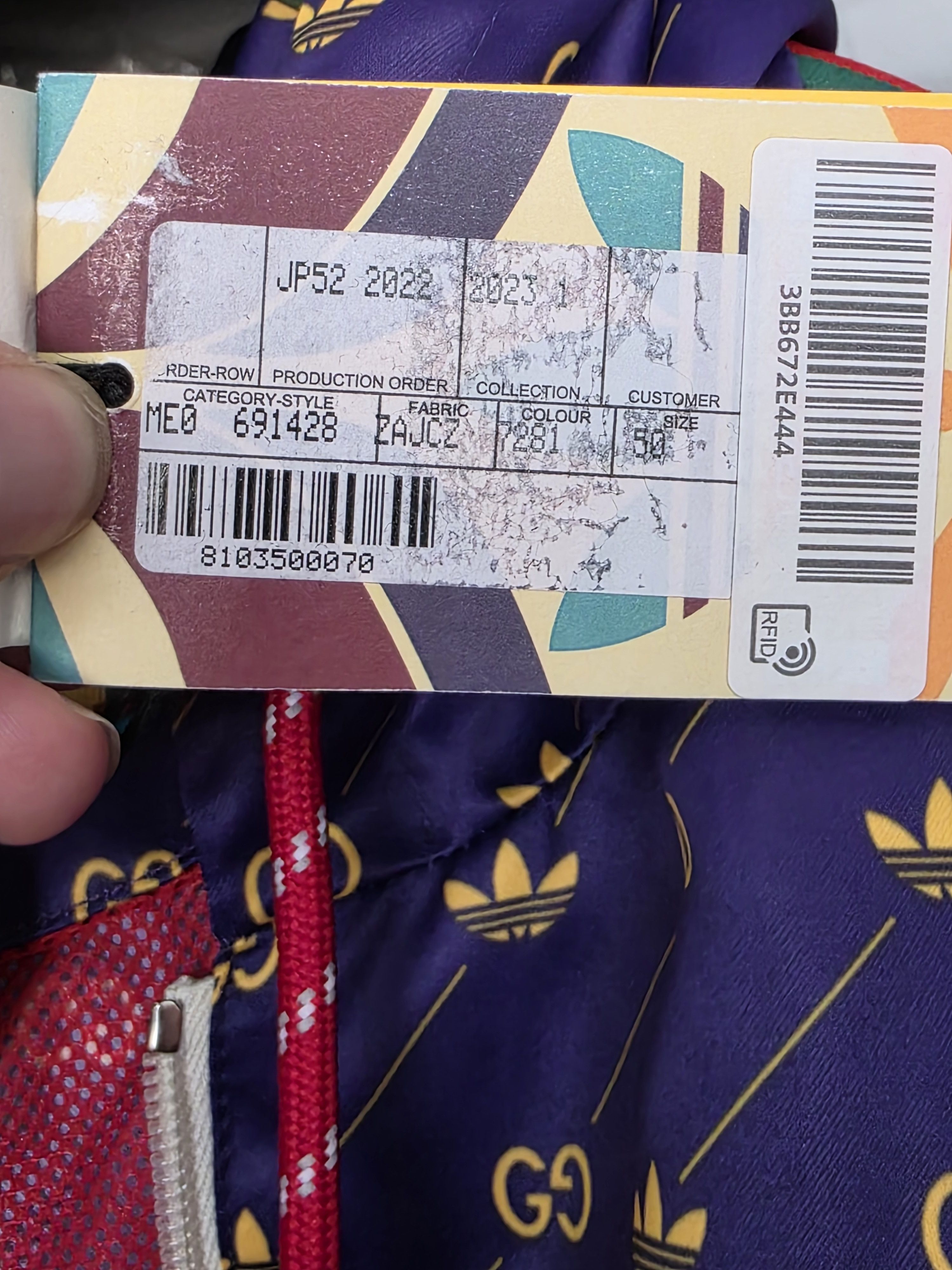 Adidas × Gucci Trefoil print jacket Size US M / EU 48-50 / 2 - 4 Thumbnail