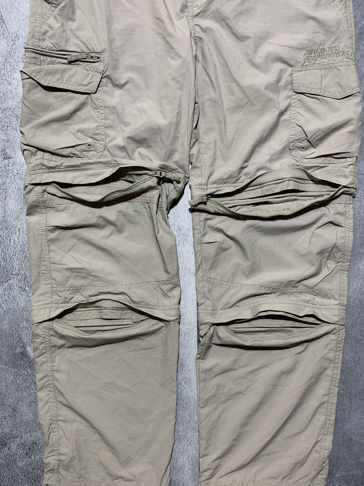 Vintage Vintage Y2K cargo wide pants outdoor style size 36x30 Size US 36 / EU 52 - 4 Thumbnail