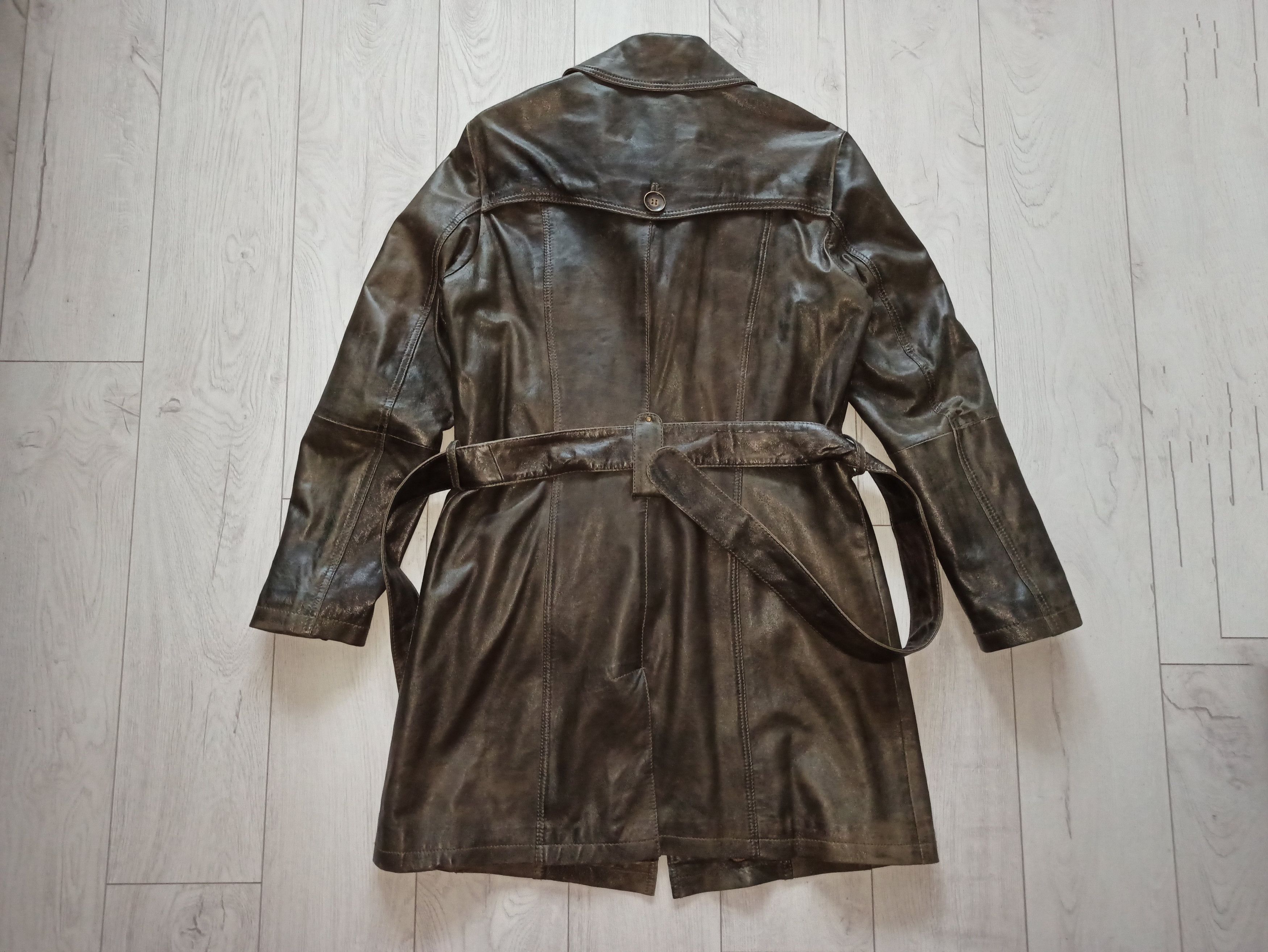Designer heine vintage leather trench coat Size M / US 6-8 / IT 42-44 - 6 Thumbnail