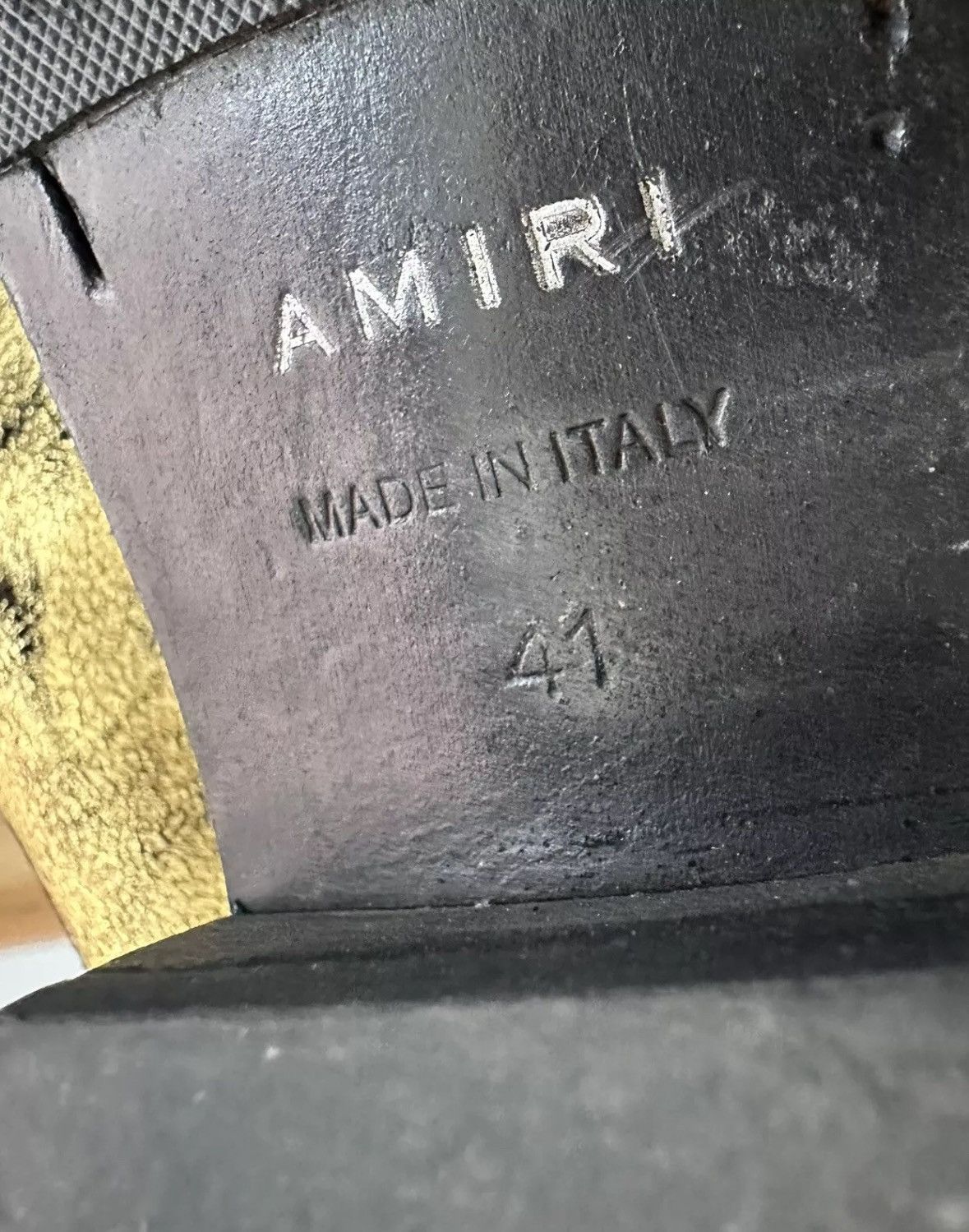 Amiri Amiri Gold Black Suede Leather Cowboy Boots 41 us8 Riri Size US 8 / EU 41 - 13 Thumbnail